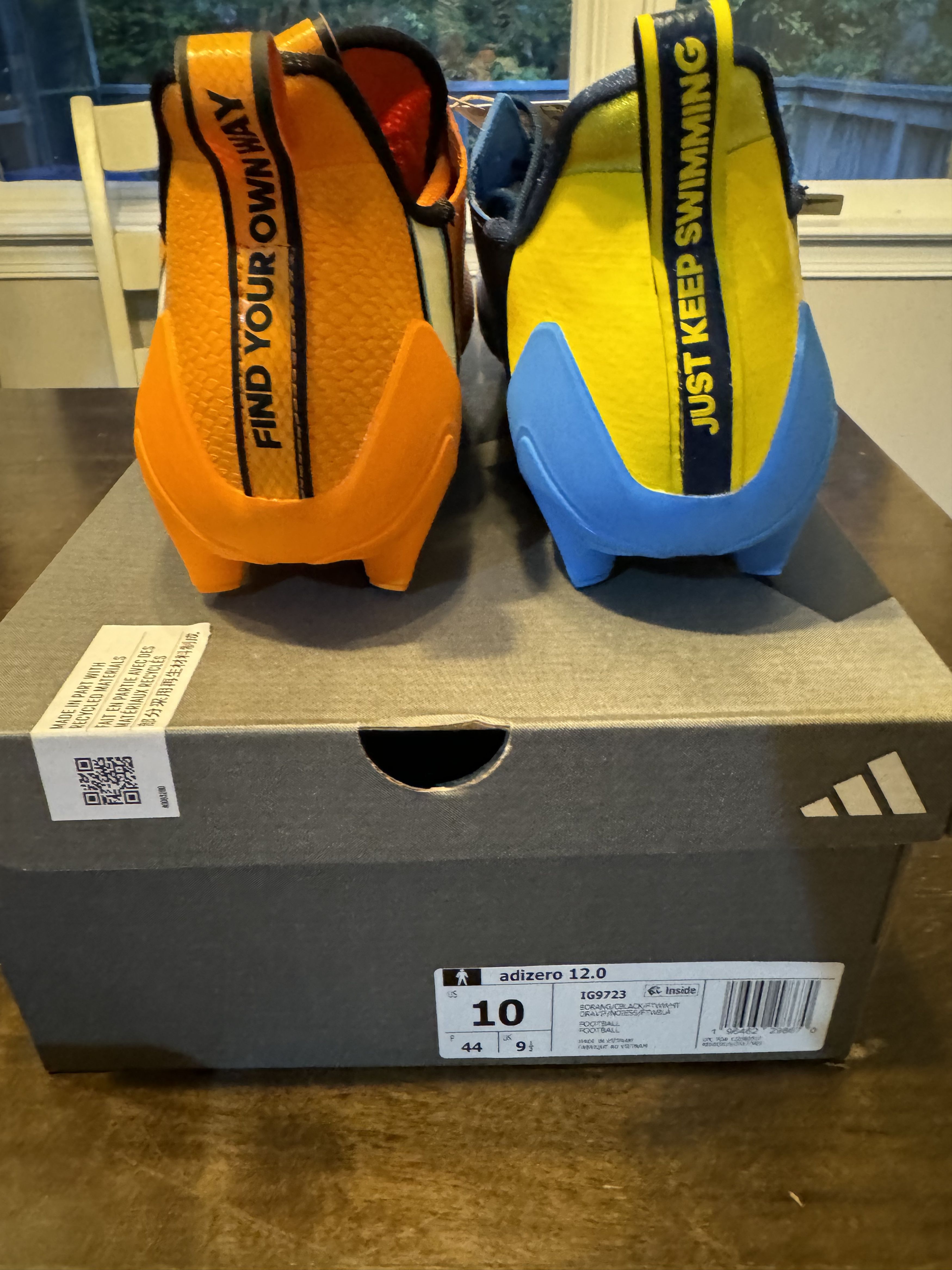 Adidas × Disney Adizero 12.0 x Disney “Finding Nemo” Football Cleats Size US 10 / EU 43 - 5 Thumbnail