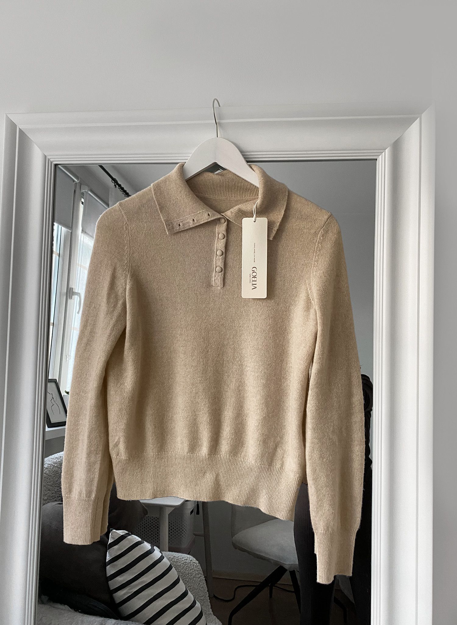 Other cashmere troyer beige sweater goelia1995 Size S / US 4 / IT 40 - 1 Thumbnail