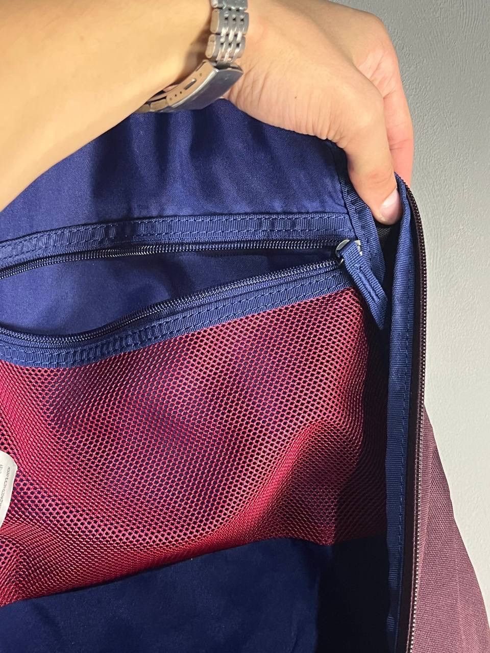 Nike Nike Mens Red Blue Swoosh FC Barcelona Football Backpack Bag Size ONE SIZE - 11 Thumbnail