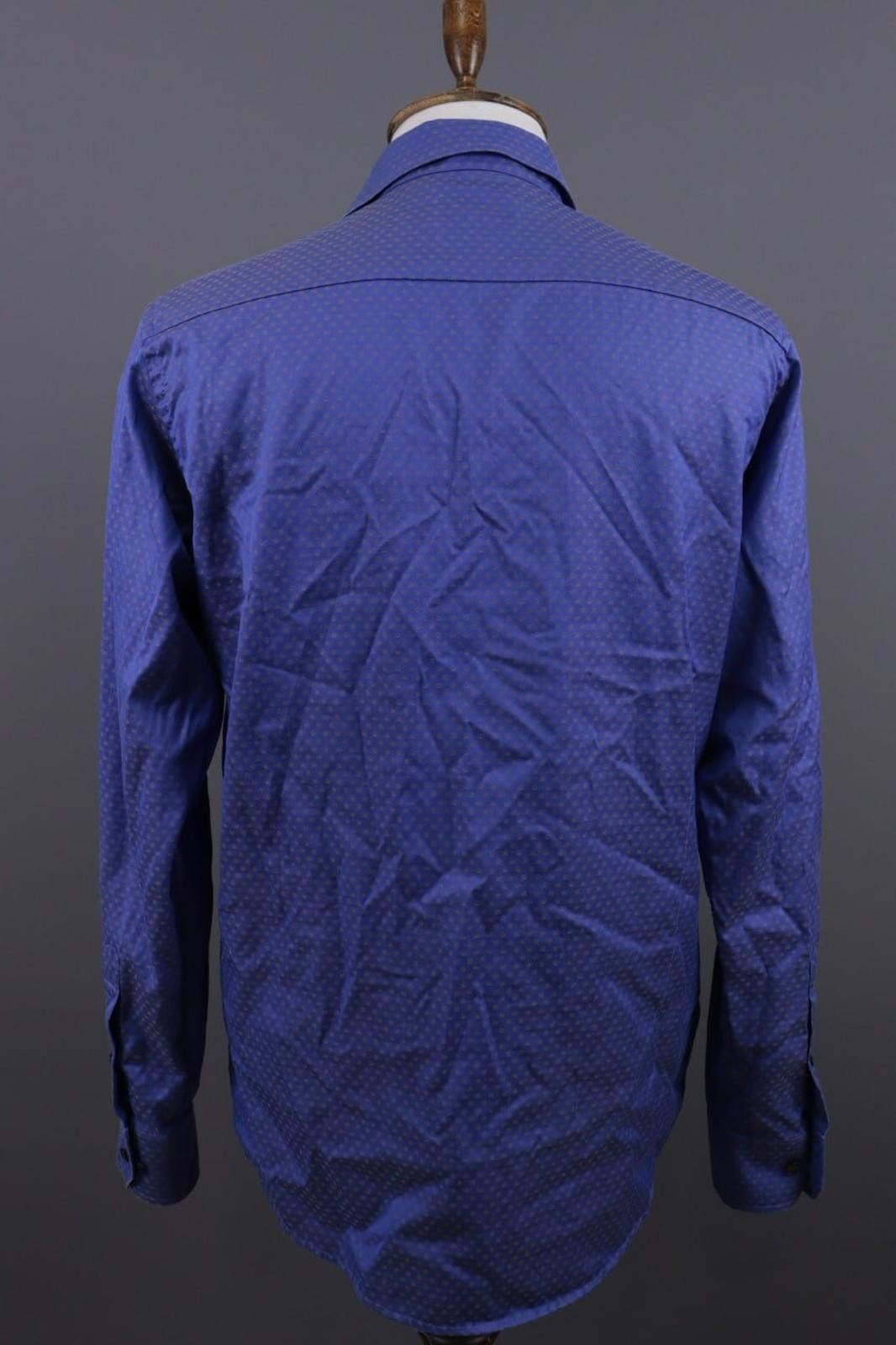 Eton Eton Slim Blue Floral Long Sleeve Button Down Shirt Size 44 Size US M / EU 48-50 / 2 - 8 Thumbnail