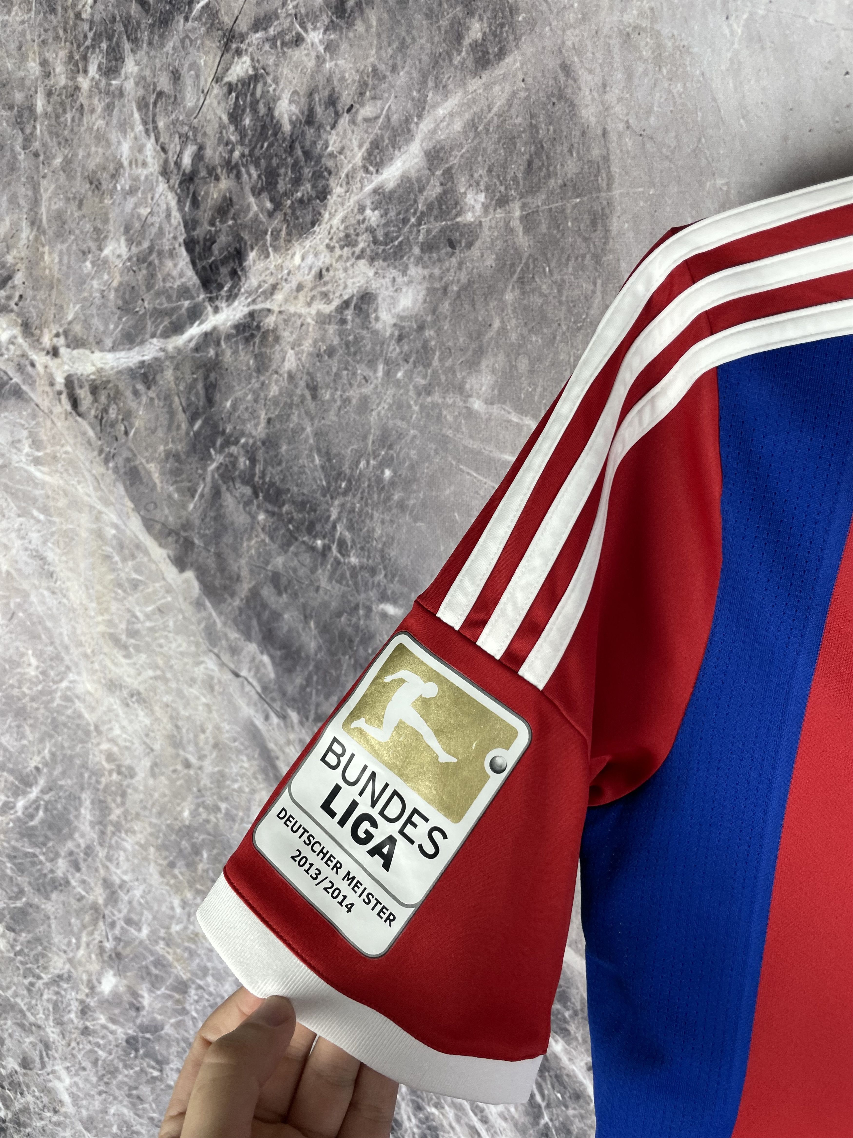 Adidas Bayern Munich 2014-2015 Home Jersey Vintage Soccer Size US M / EU 48-50 / 2 - 6 Thumbnail