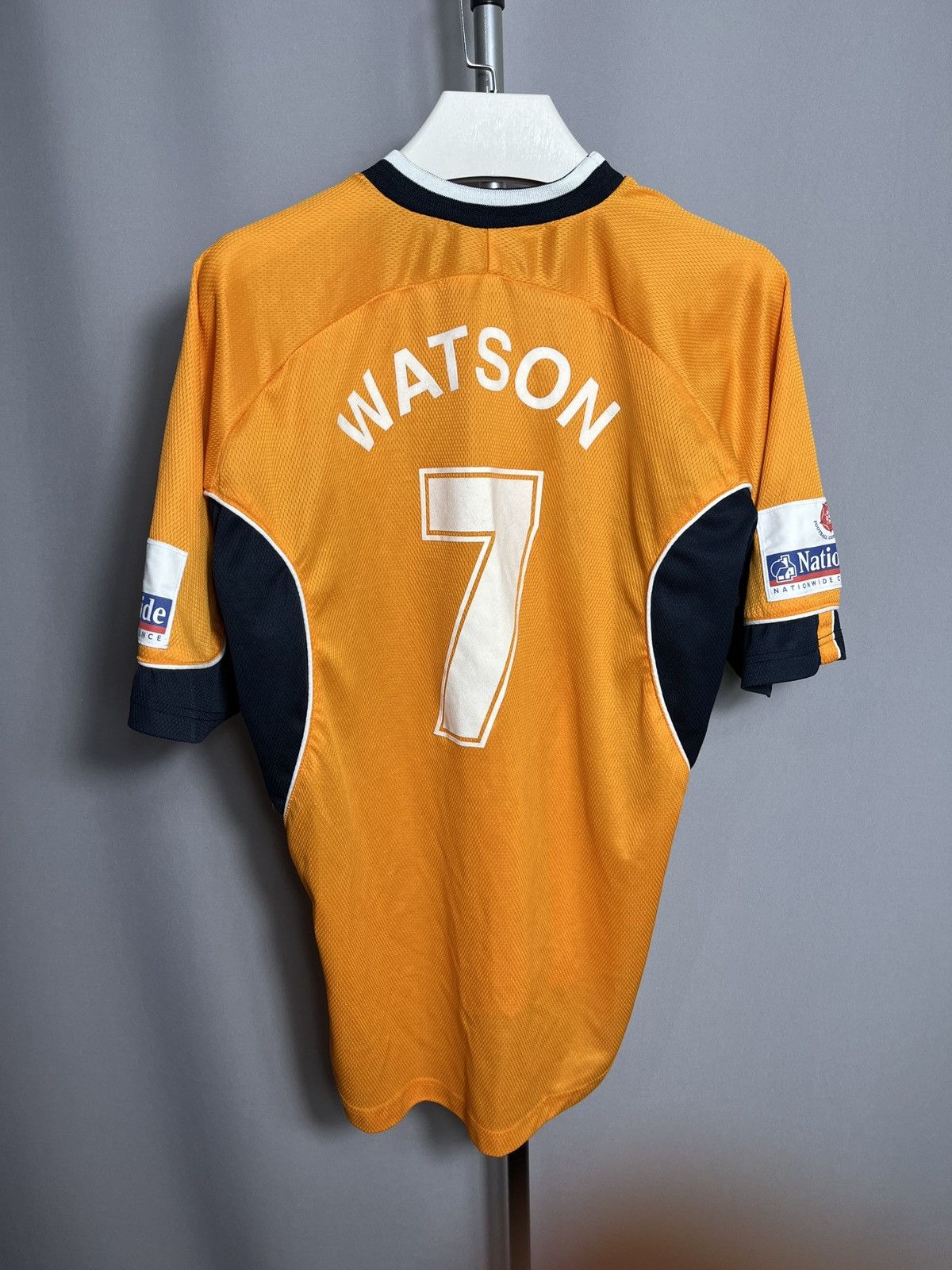 Vintage Branded 2003 2004 Farnborough FC away orange steve watson #7 Size US XL / EU 56 / 4 - 2 Thumbnail