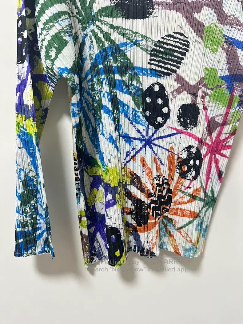 Issey Miyake Issey Miyake Rainforest Lotus Root Slice Top Size L / US 10 / IT 46 - 2 Thumbnail