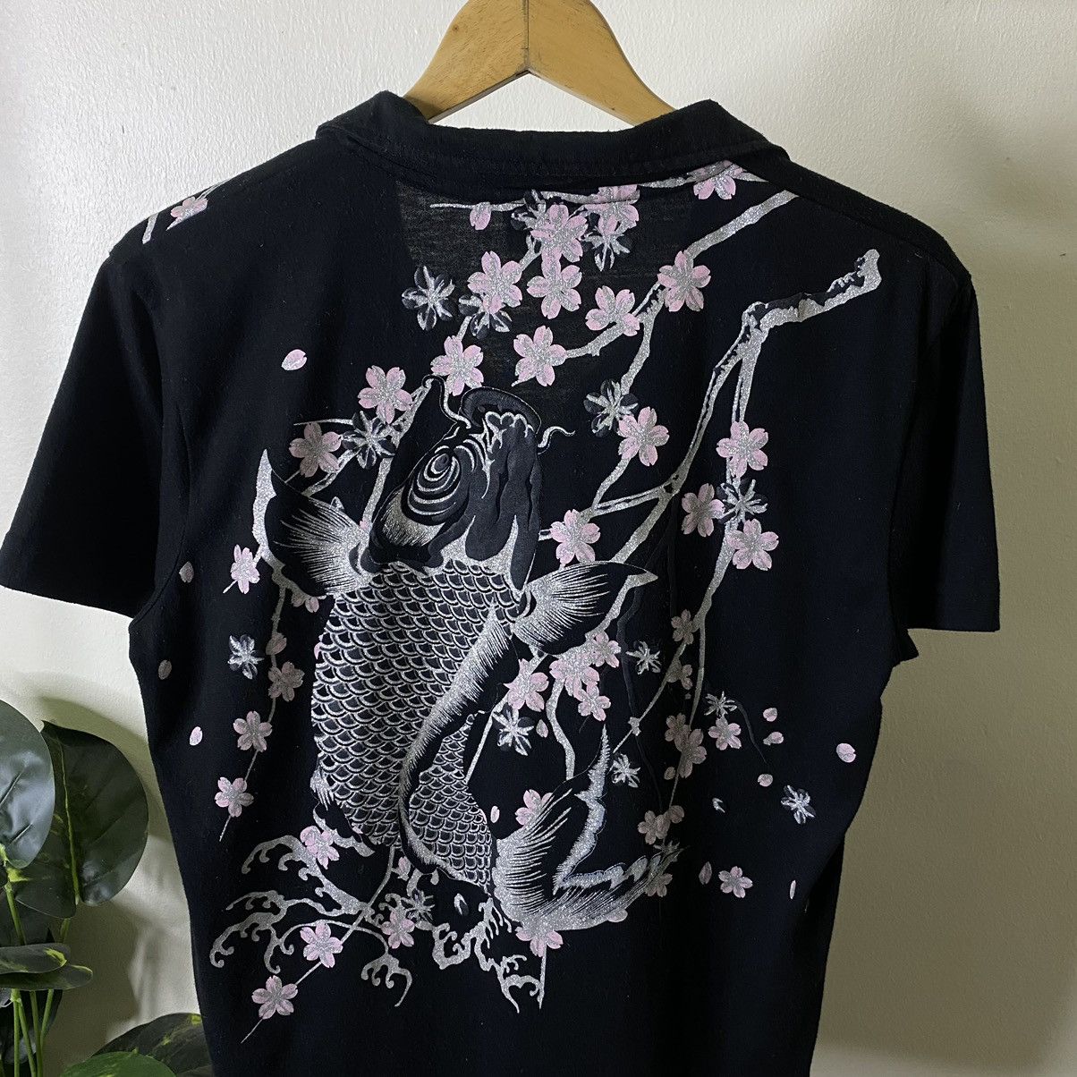 Ed Hardy × Japanese Brand KoiFish Sukajan Motive Ed Hardy Karakuri Tamashii Style Polo Size US M / EU 48-50 / 2 - 2 Thumbnail
