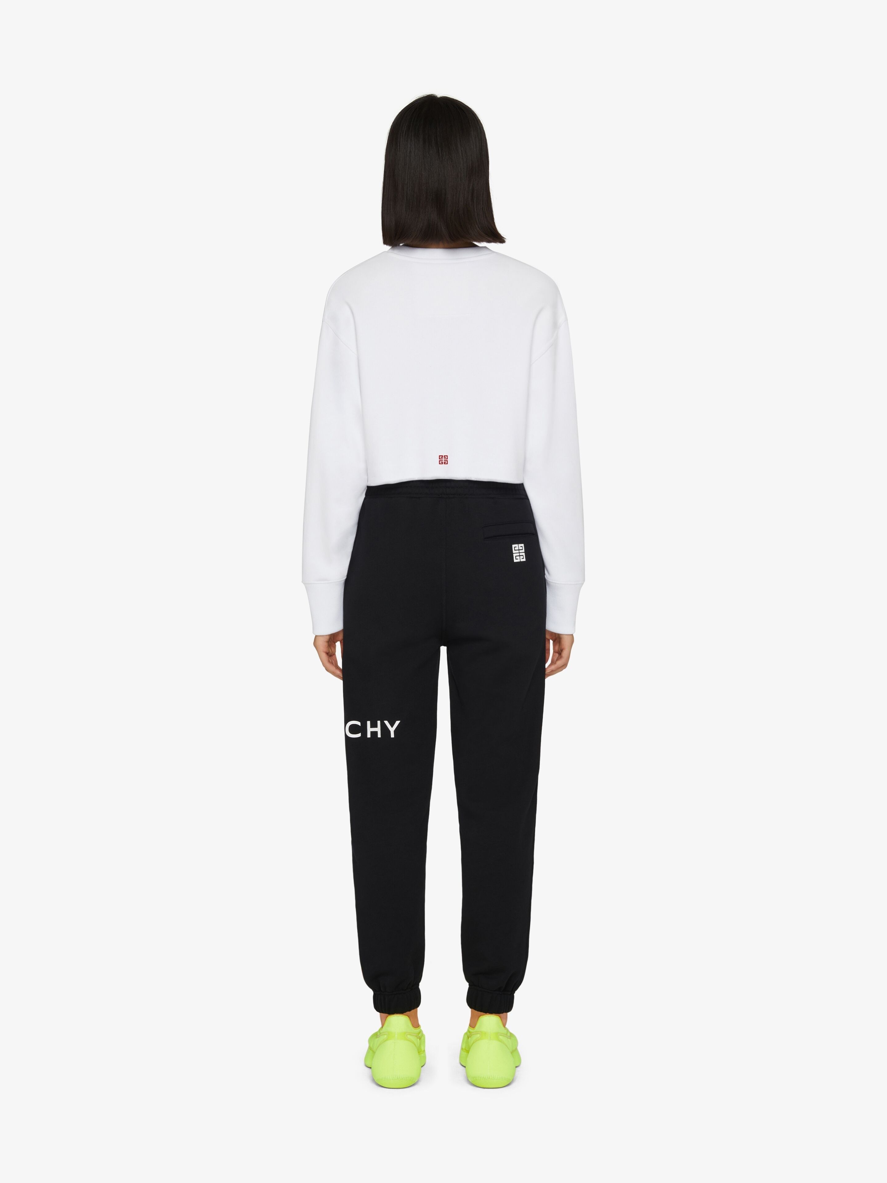 Givenchy o1w1db10825 Slim Fit Jogging in Black Size 24" / US 00 / IT 34 - 4 Thumbnail