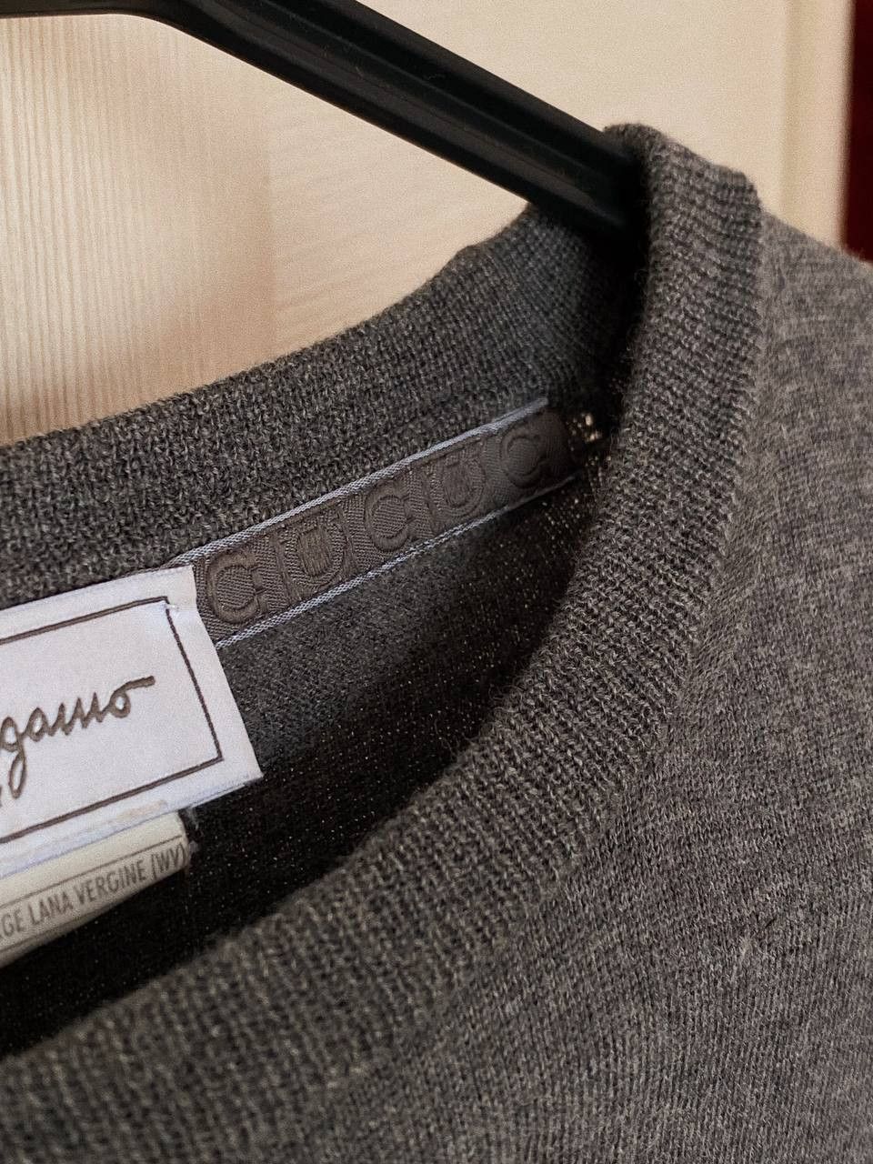 Salvatore Ferragamo Salvatore Ferragamo Wool Sweater Grey Size US M / EU 48-50 / 2 - 6 Thumbnail