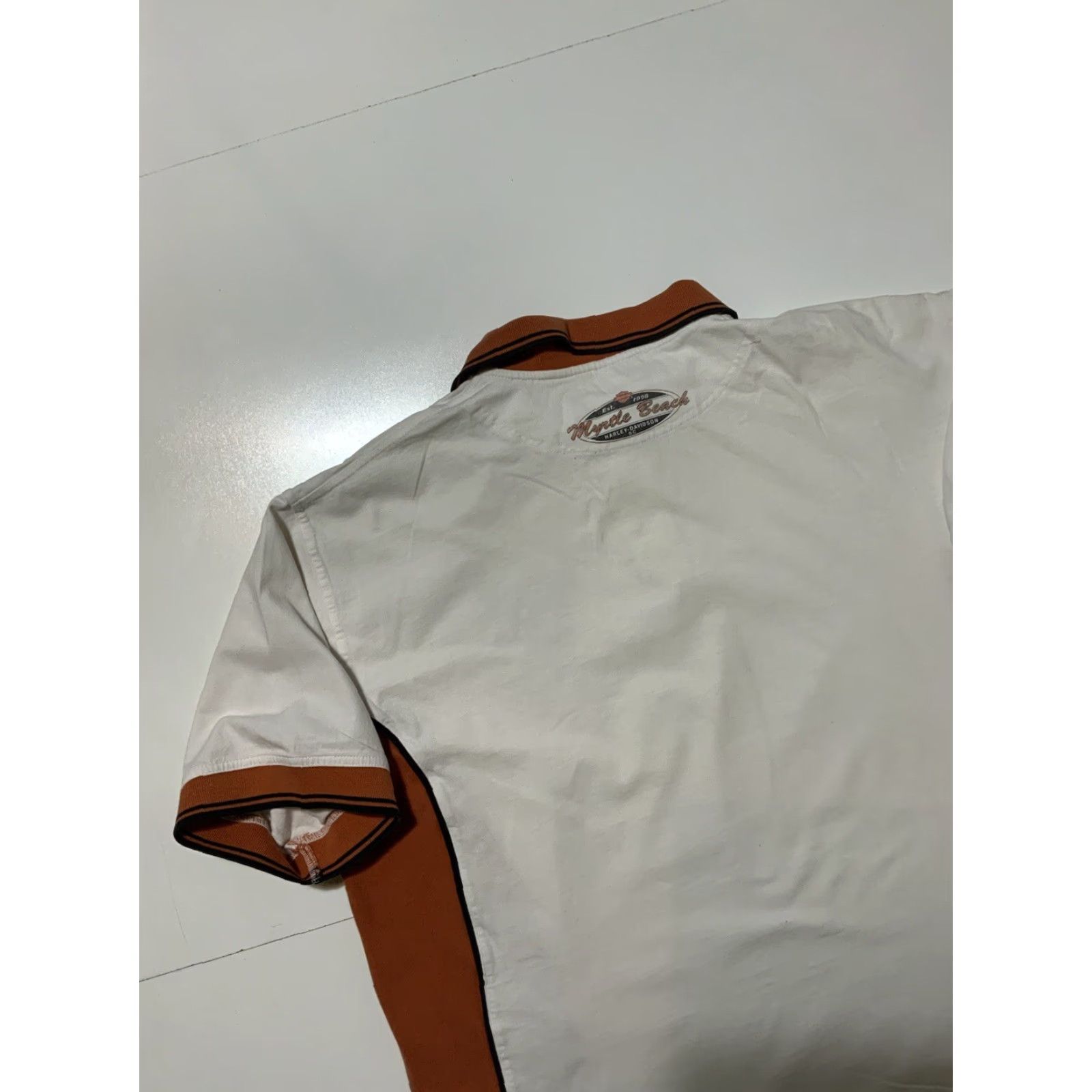 Harley Davidson Harley-Davidson Polo Shirt Sz.L Biker Myrtle Beach Motorcycles Eagle 2007 Collared Shirt Multicolor Mens Size US L / EU 52-54 / 3 - 6 Thumbnail