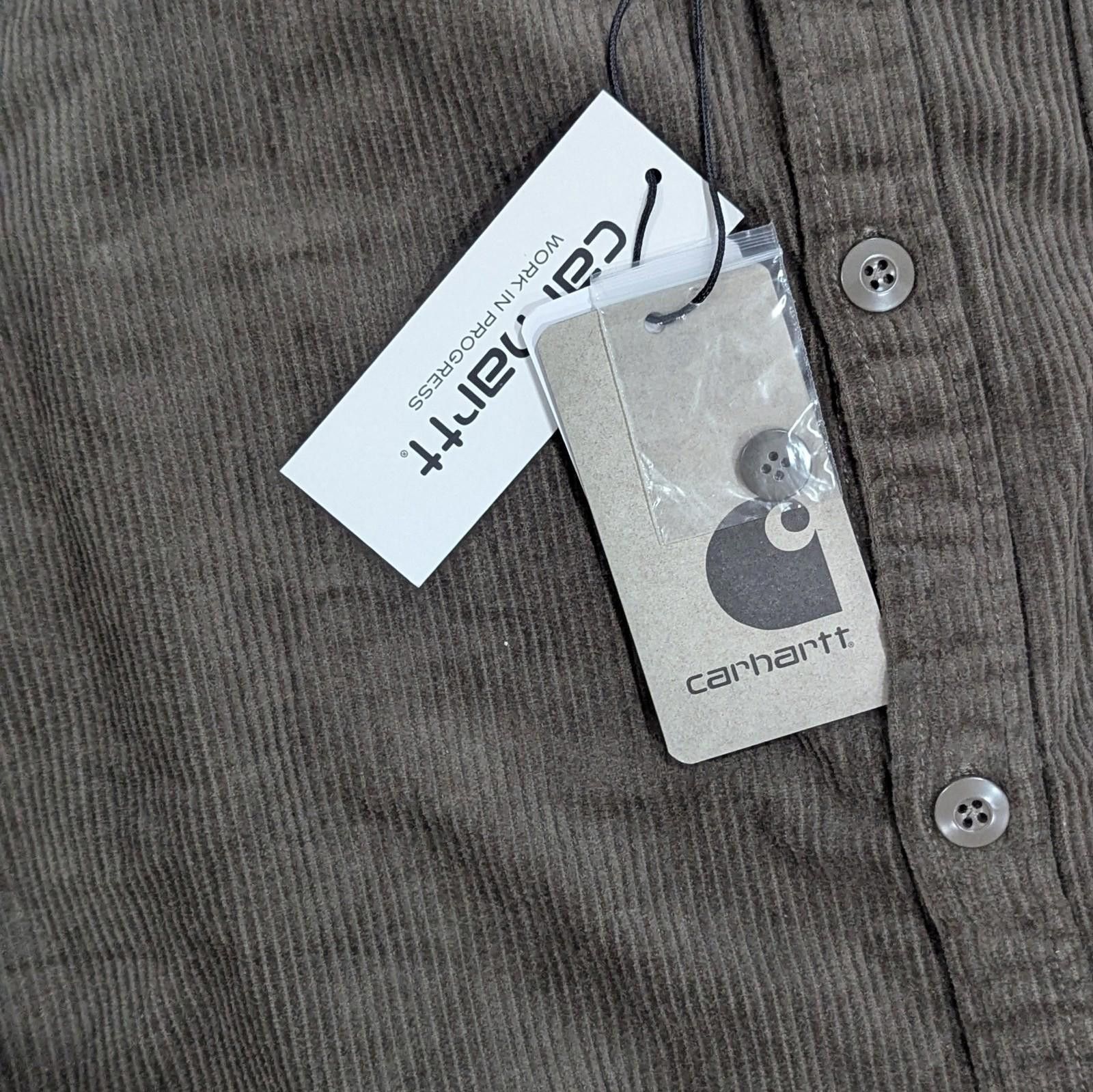 Carhartt Wip Carhartt WIP Flint Corduroy Shirt Office Green Rinsed Size L Size US L / EU 52-54 / 3 - 7 Thumbnail