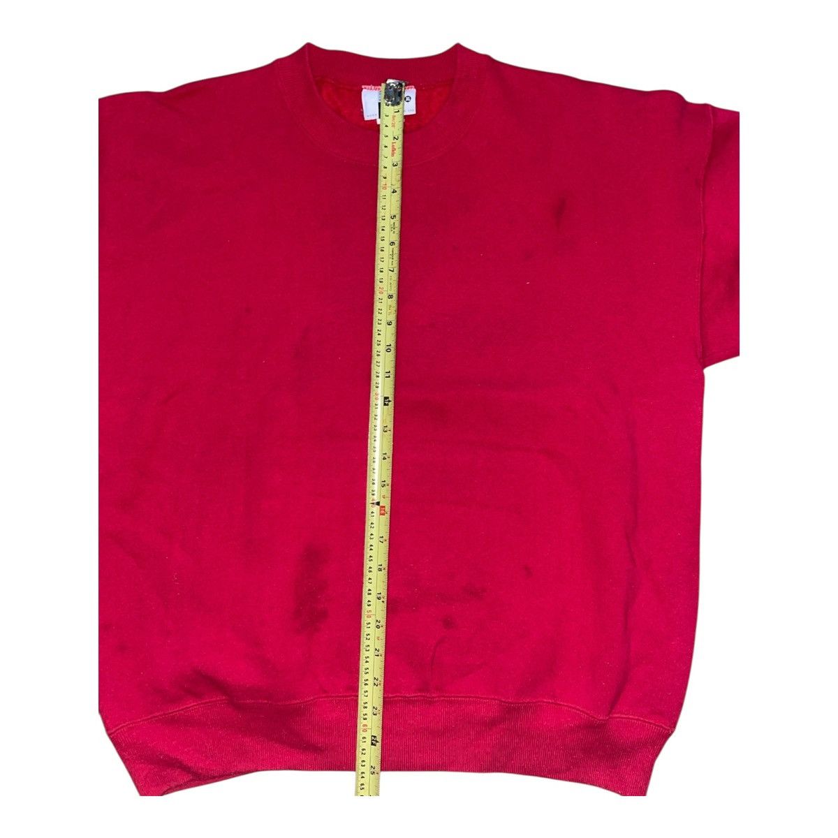 Lee Vintage Lee Heavyweight Sweatshirt Mens XL Red Cotton Blend Size US XL / EU 56 / 4 - 8 Thumbnail