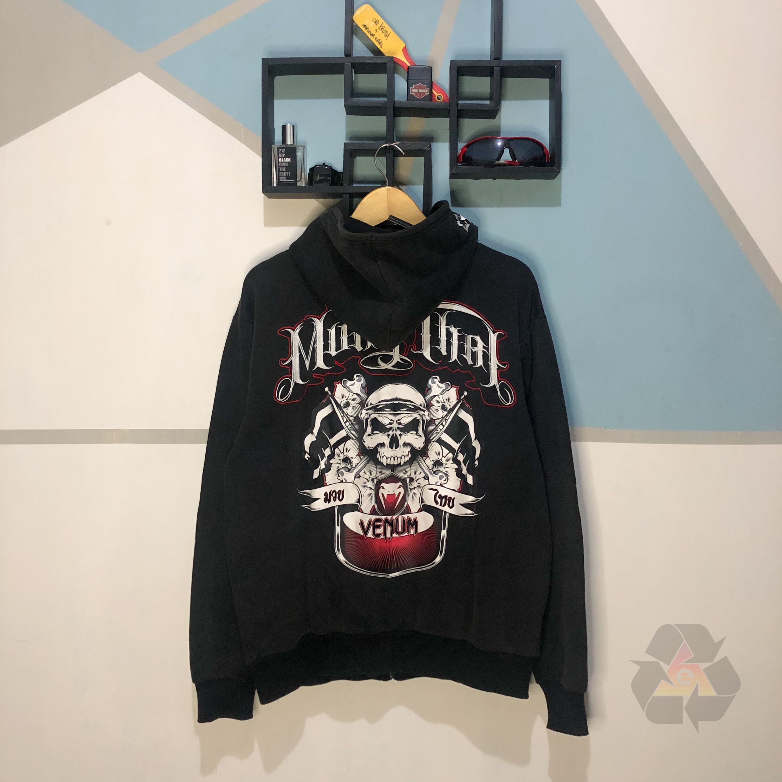 UFC × Vintage Venum Zip-Up Muay Thai Embroidered Y2K Size US L / EU 52-54 / 3 - 16 Thumbnail