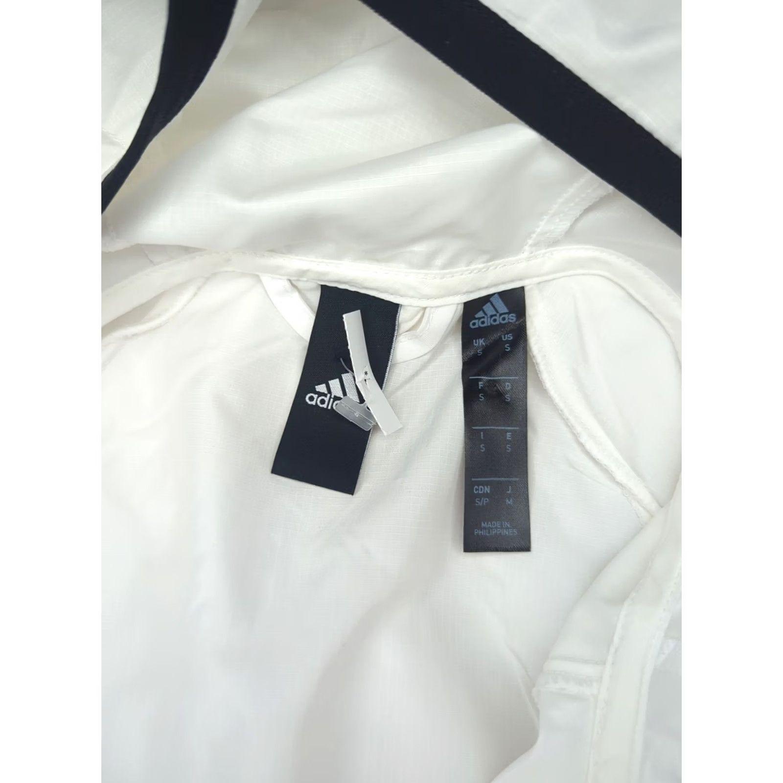 Adidas Adidas Windrunner S2S Jacket White Windbreaker Running Workout Hooded Men Small Size US S / EU 44-46 / 1 - 7 Thumbnail