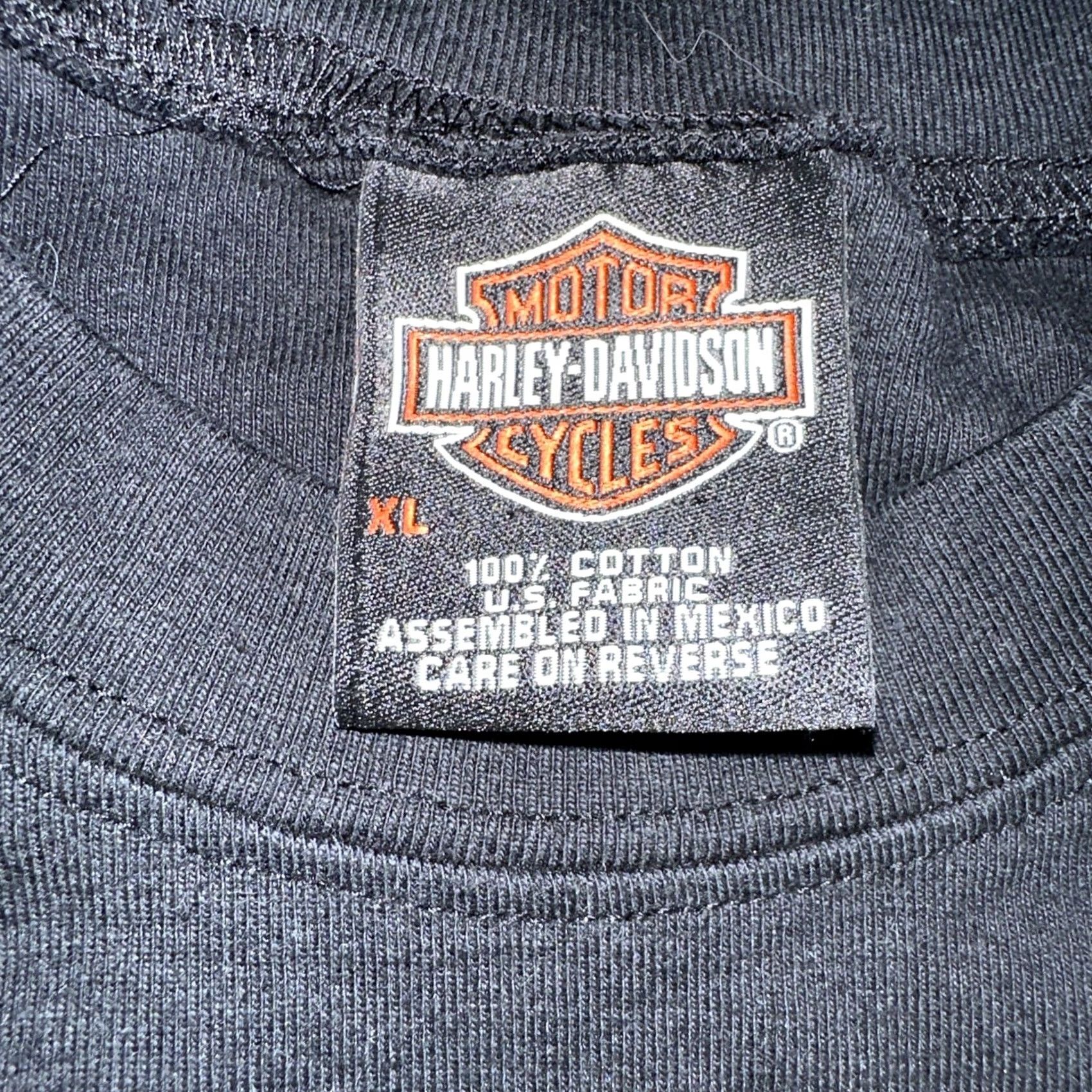 Harley Davidson VINTAGE Harley-Davidson Muscle Tank Top Shirt Men XL Black 2004 Size US XL / EU 56 / 4 - 4 Thumbnail