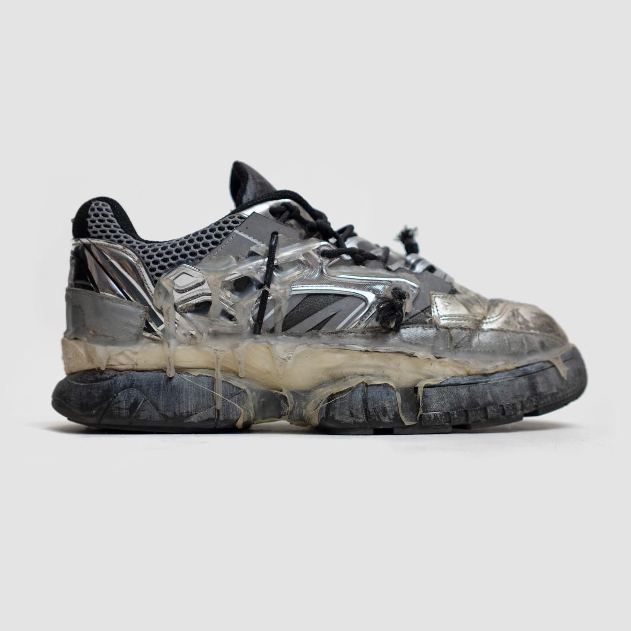 image of Maison Margiela Fall 2019 Fusion Sneakers (Silver), Men's (Size 11)