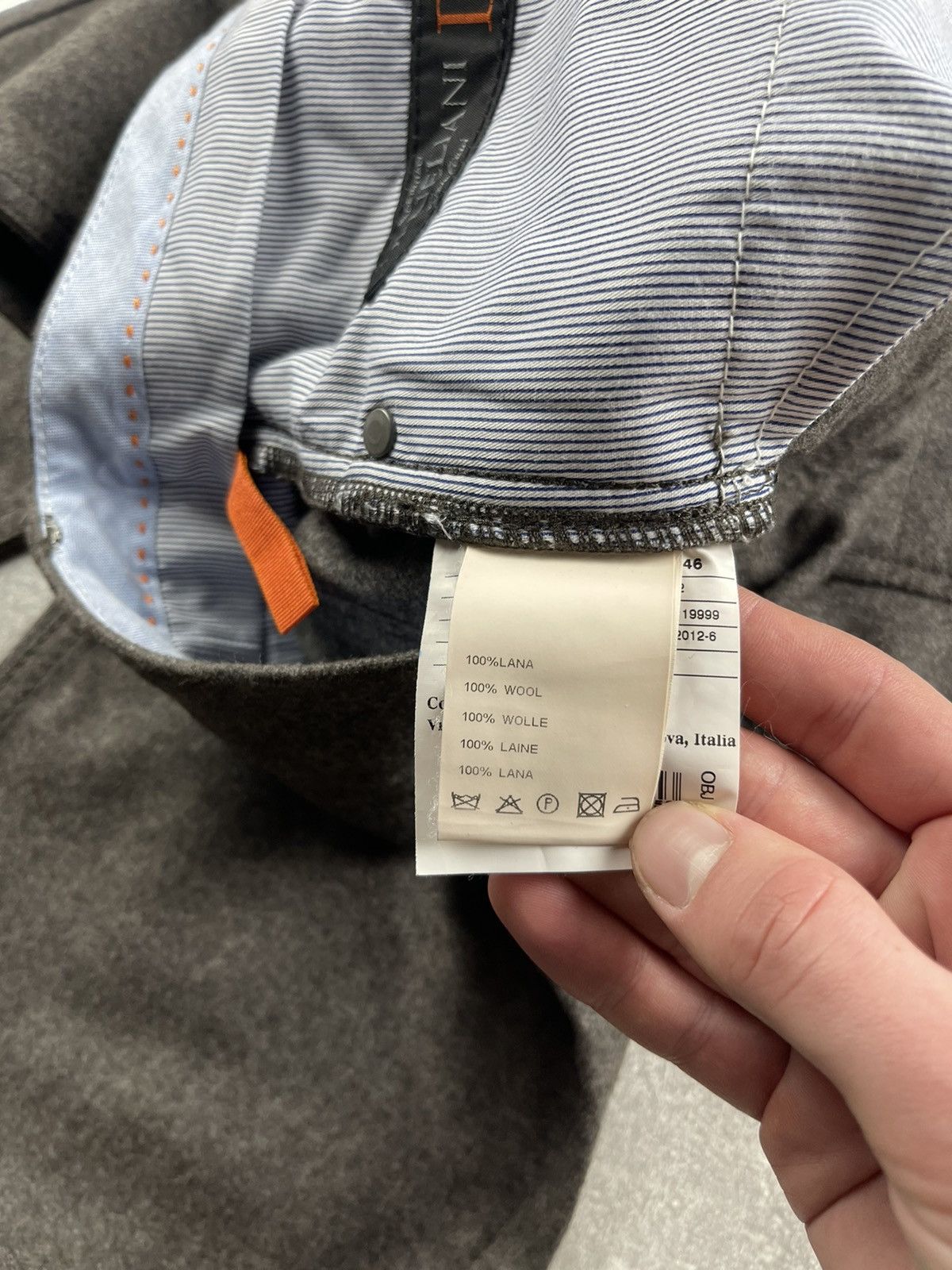 Corneliani Corneliani ID Wool Trousers Made in Italy Gray Size 46 Size US 30 / EU 46 - 15 Thumbnail