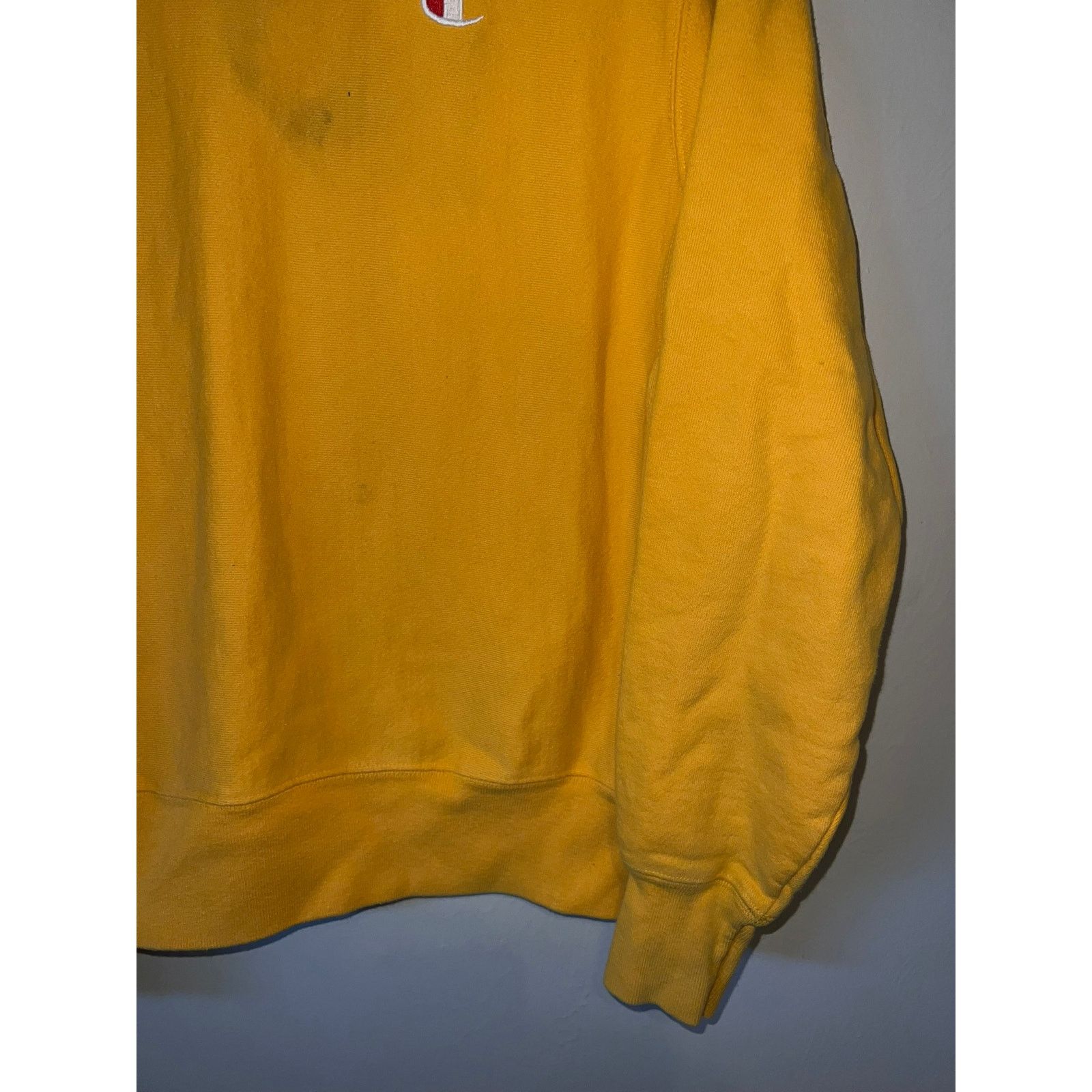 Champion Champion Reverse Weave Yellow Sweatshirt Crewneck 2000s M Size US M / EU 48-50 / 2 - 4 Thumbnail