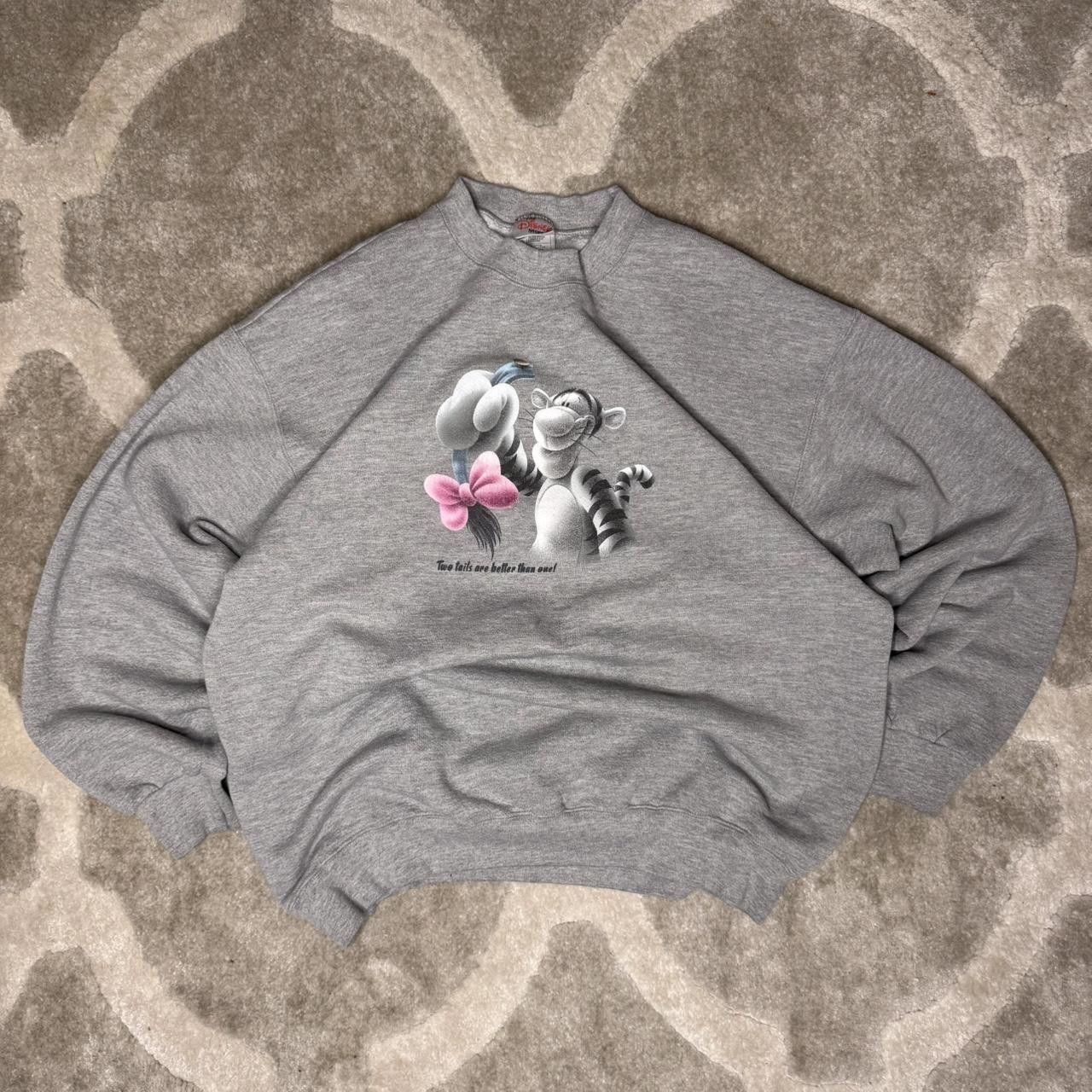 Disney Disney Tigger Sweatshirt - Retro Graphic Crewneck - Size L Size US L / EU 52-54 / 3 - 1 Thumbnail