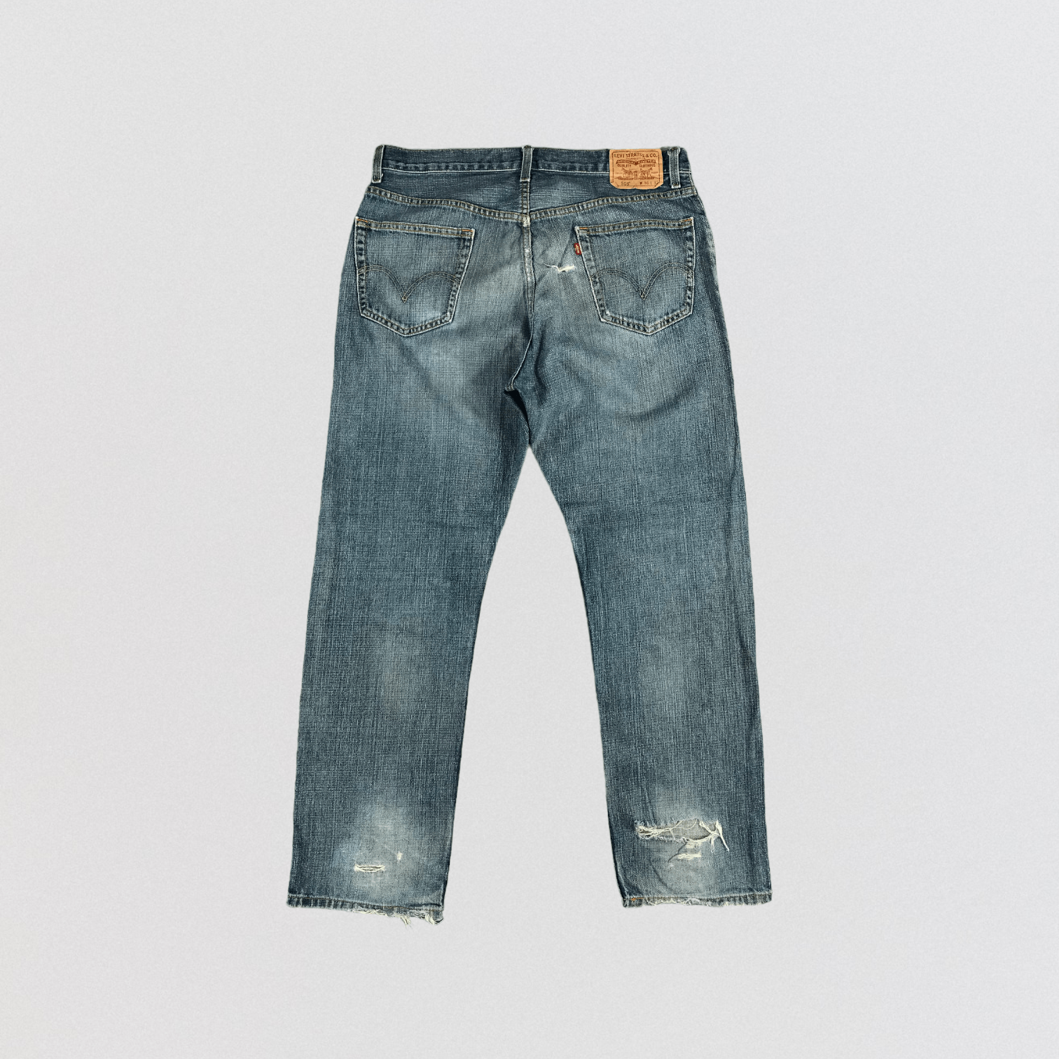 Levi's × Vintage Vintage Levis 505 Rusty Jeans-JM2596 Size US 37 - 2 Thumbnail