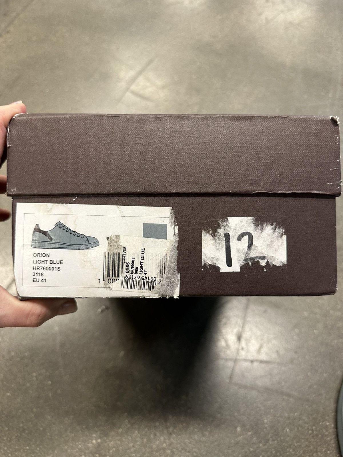 Raf Simons RAF Simon’s Orion Low-Top Light Blue Size US 8 / EU 41 - 8 Thumbnail