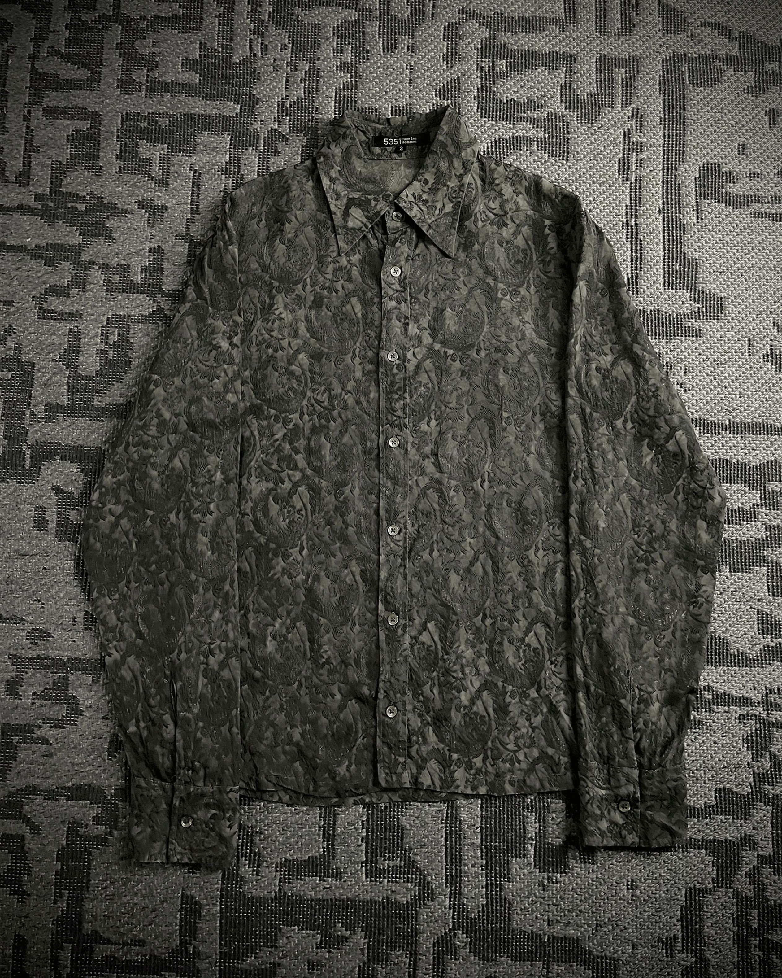 5351 POUR LES HOMMES 5351 Pour Les Tribal Embroidery Shirt Size US M / EU 48-50 / 2 - 2 Thumbnail