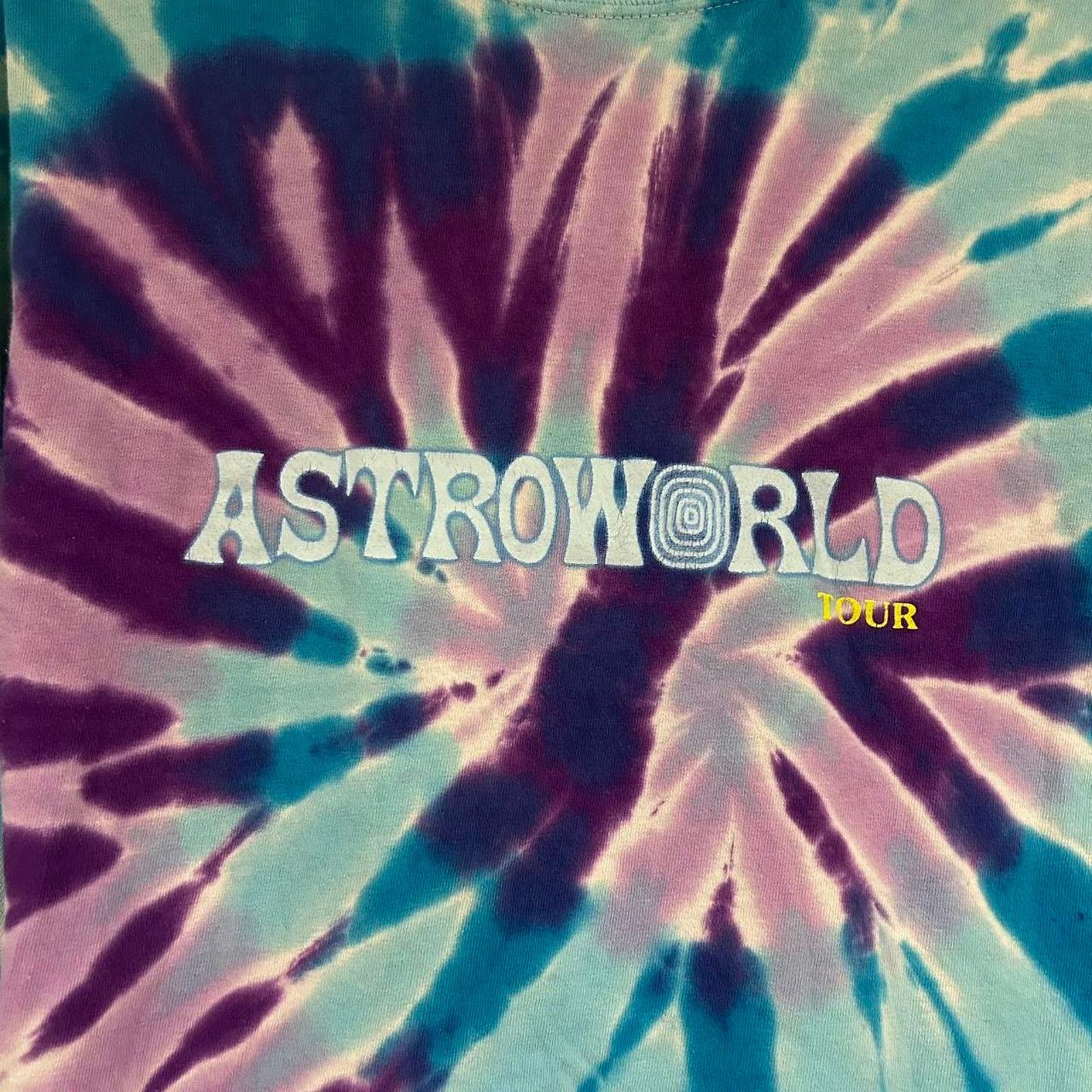 Travis Scott Travis Scott Astroworld Wish You Were Here Tie Dye Shirt Size US S / EU 44-46 / 1 - 3 Thumbnail