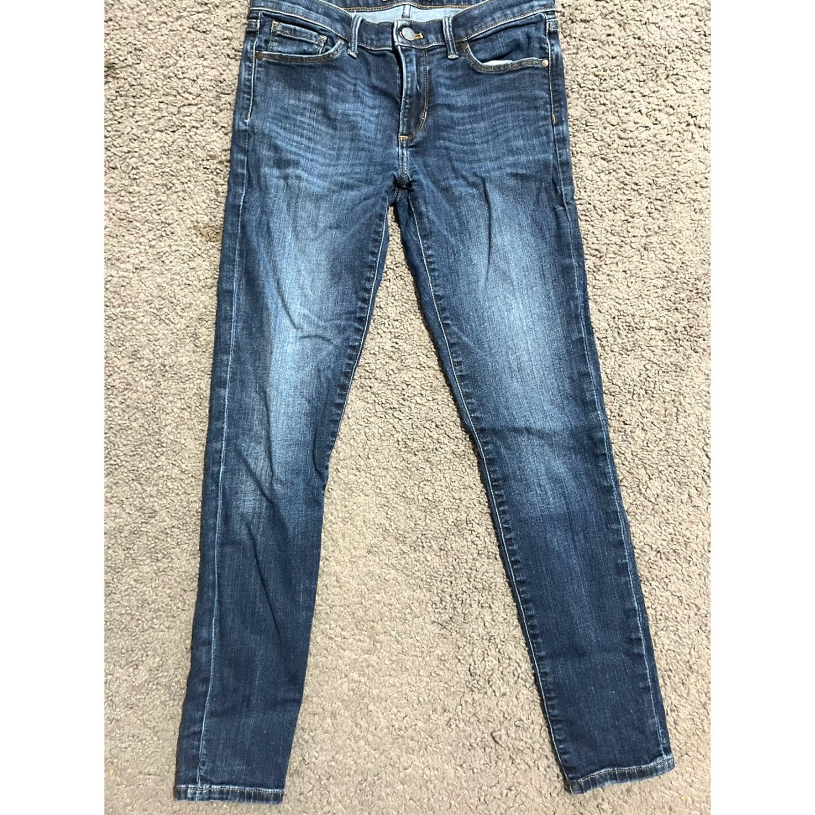 Banana Republic Banana Republic Jeans Skinny Ankle 26 Women's Medium Wash Blue Denim Cotton Blend Low Rise 27 Inseam Pockets Stretch Regular Size Type Womens Size 26" / US 2 / IT 38 - 3 Thumbnail