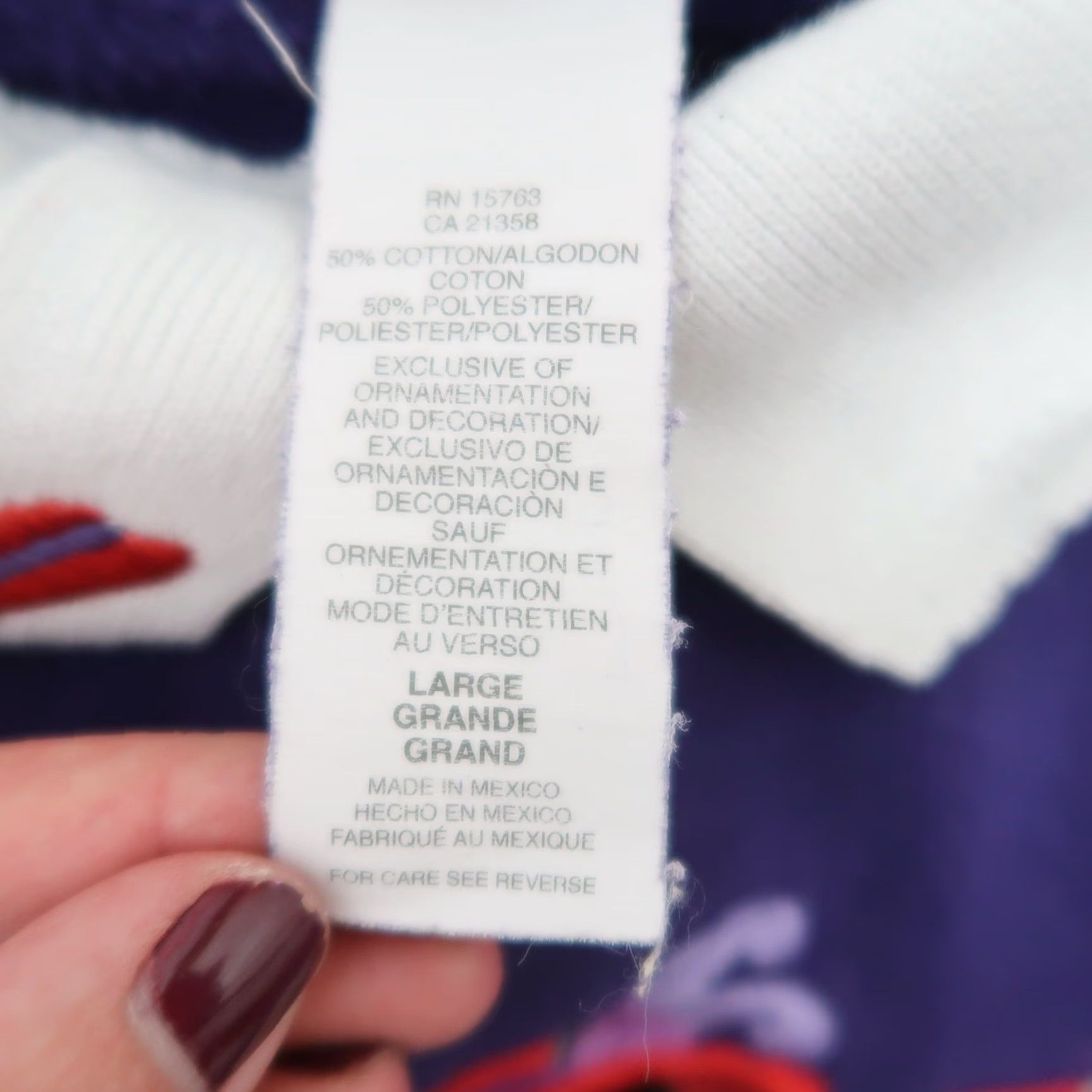 Vintage VINTAGE Morning Sun Sweatshirt Cat Embroidered Collared Purple L Women 90s Casual Pullover Long Sleeve Cotton / Polyester Size L / US 10 / IT 46 - 5 Thumbnail