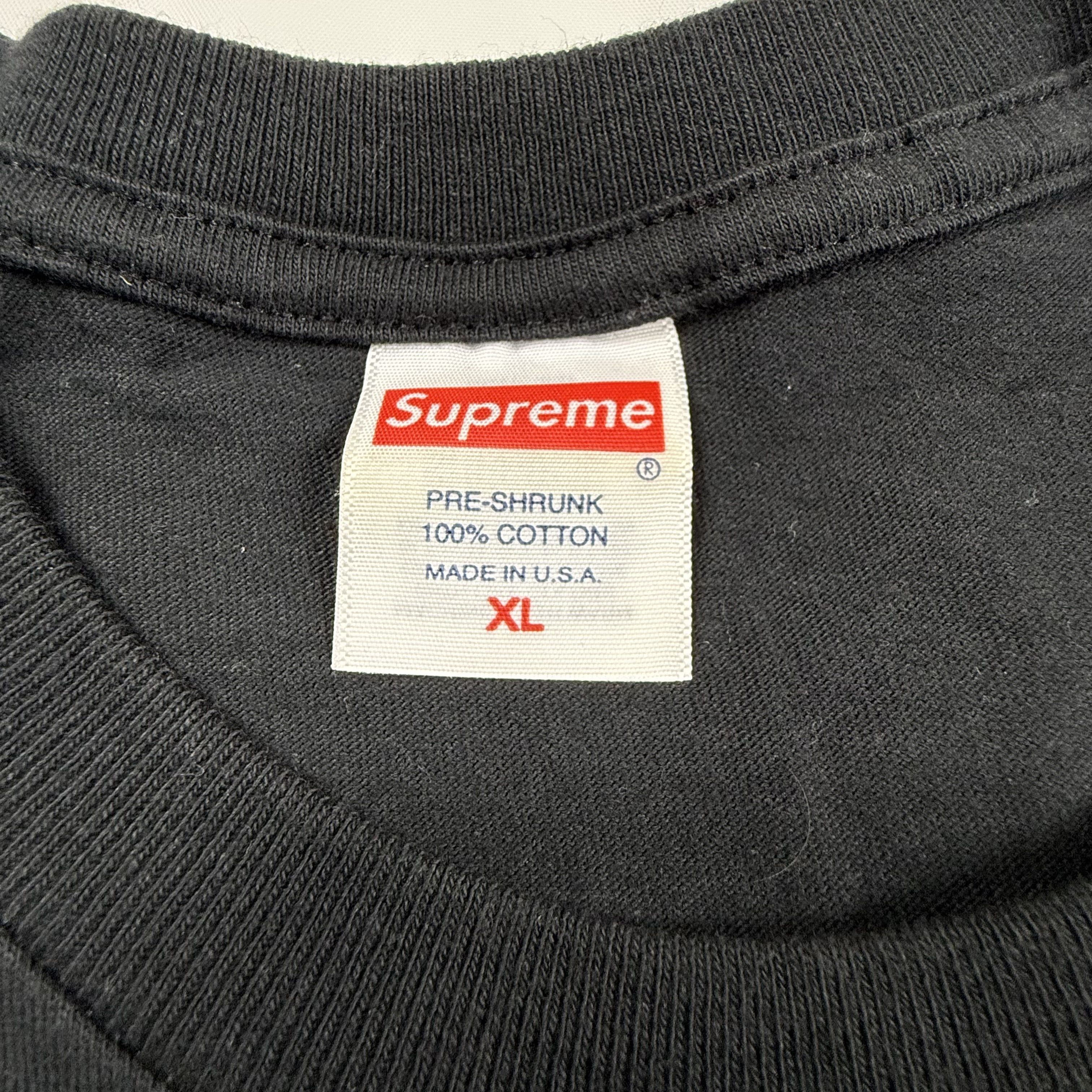 Supreme Supreme Brainology Tee Black Mens XL Short Sleeve T-Shirt Size US XL / EU 56 / 4 - 3 Thumbnail