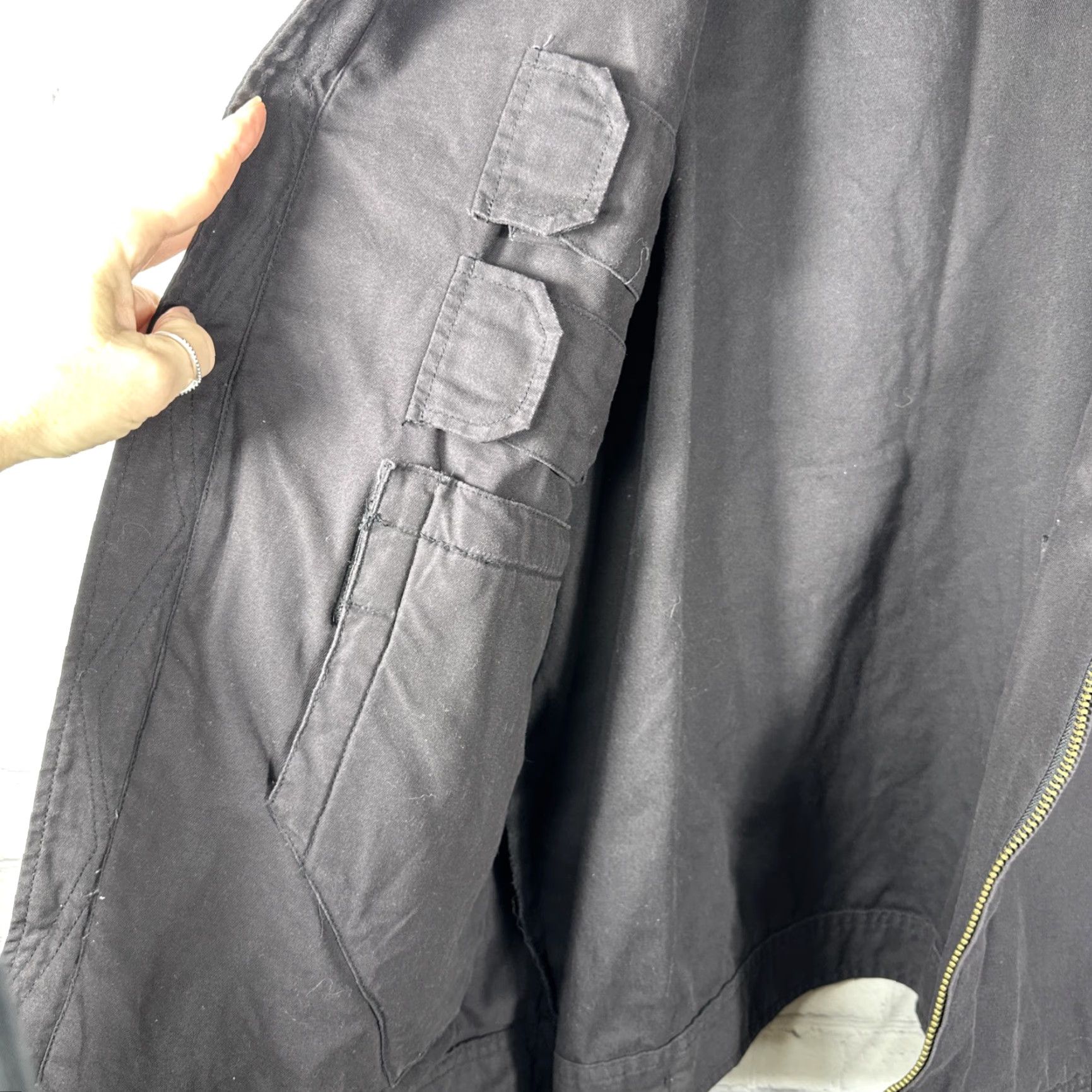 Rothco Rothco Concealed Carry Combat Jacket Large Black Cotton Lightweight Tactical Jacket Men L Battle Army Outdoor USA Military Combat Pockets Zipper Size US L / EU 52-54 / 3 - 6 Thumbnail