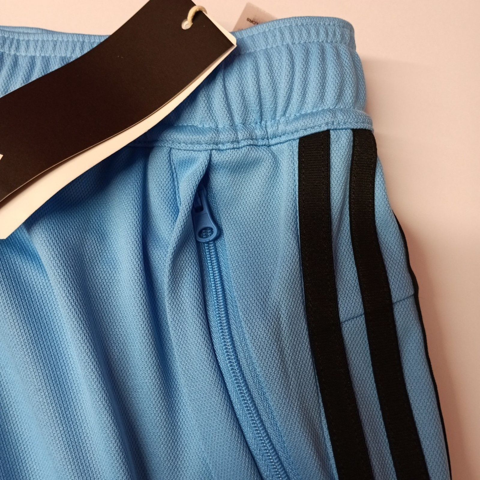 Adidas Adidas TR-ES PIQUE 3-Stripes 3SHO Shorts Men's Size 2XL Blue Size US 38 / EU 54 - 2 Thumbnail