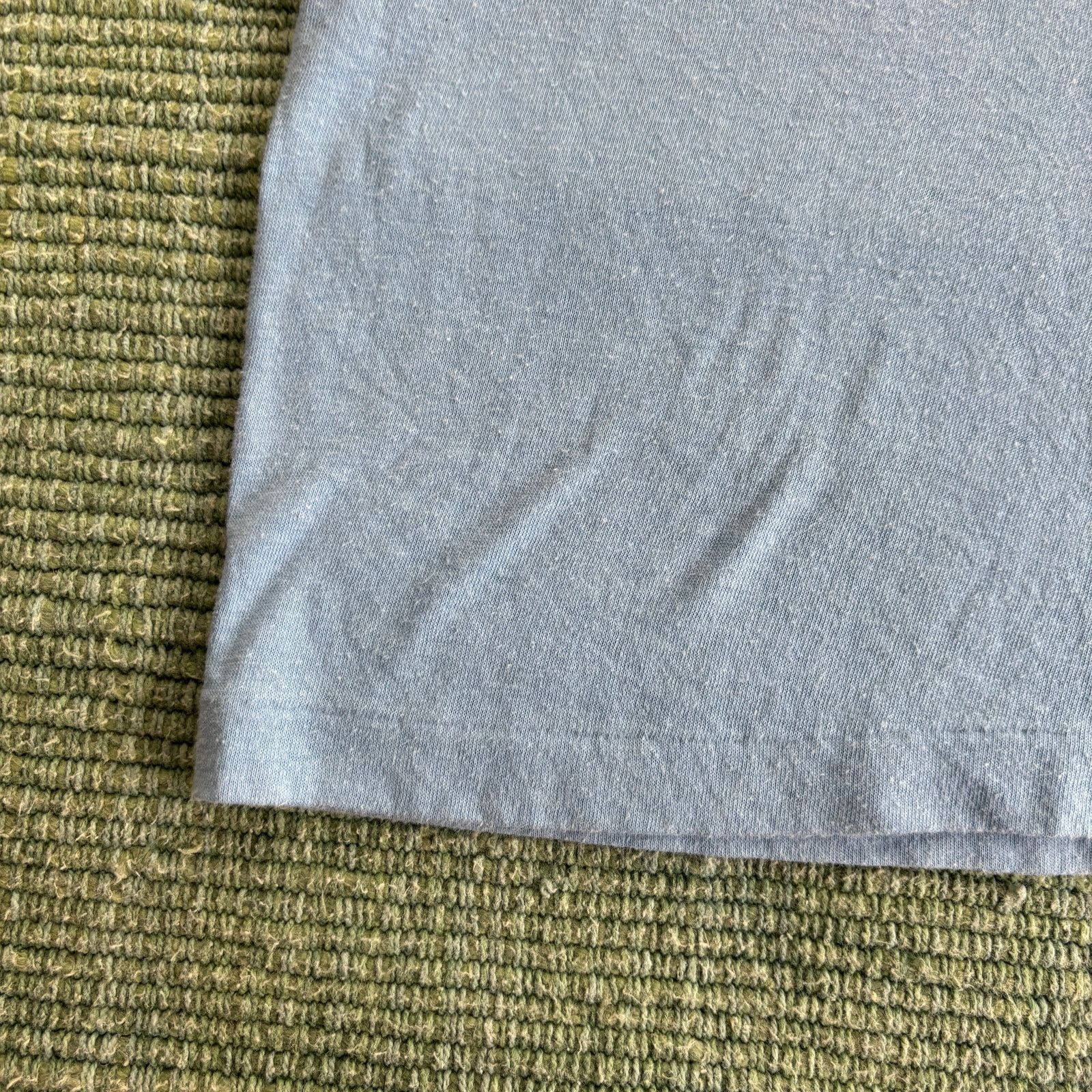 Vintage 70s Indiana State University Single Stitched Blue Tee Shirt Size US M / EU 48-50 / 2 - 4 Thumbnail