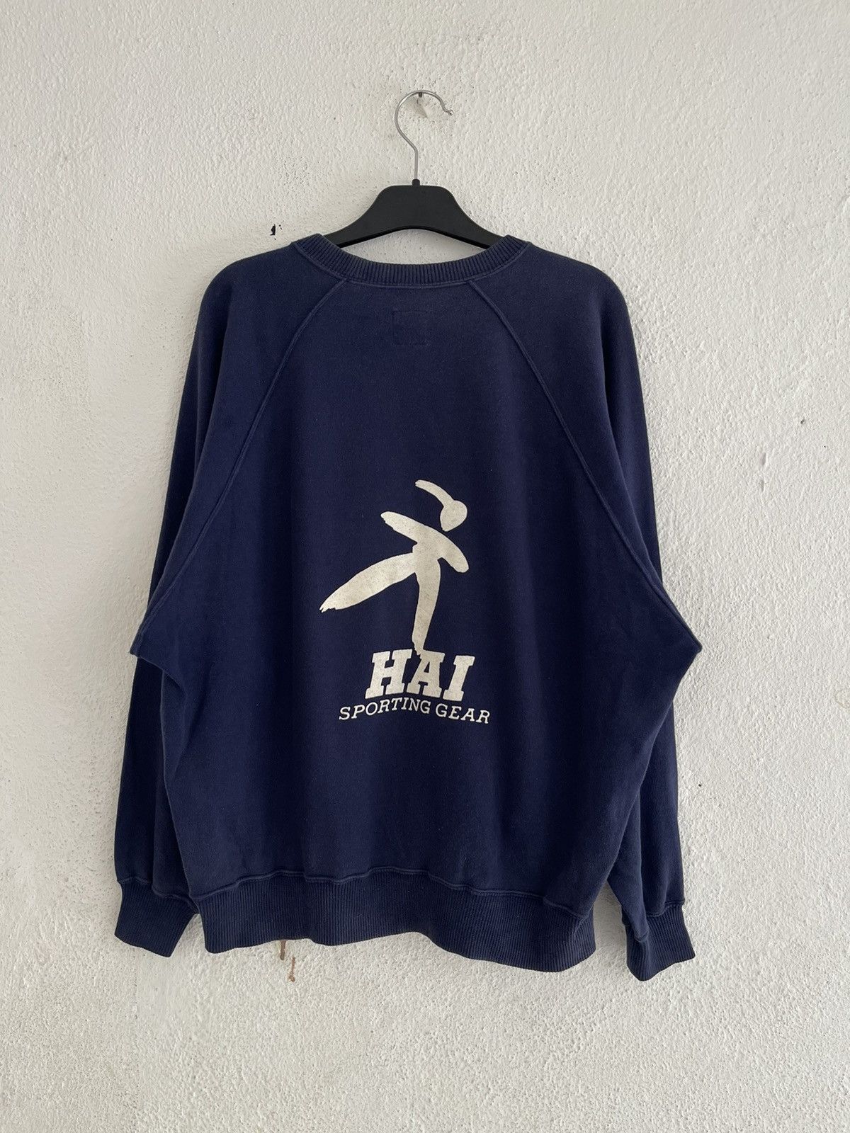 Hai Sporting Gear Hai Sporting Gear By Issey Miyake Navy Logo Sweatshirt Size US M / EU 48-50 / 2 - 1 Thumbnail