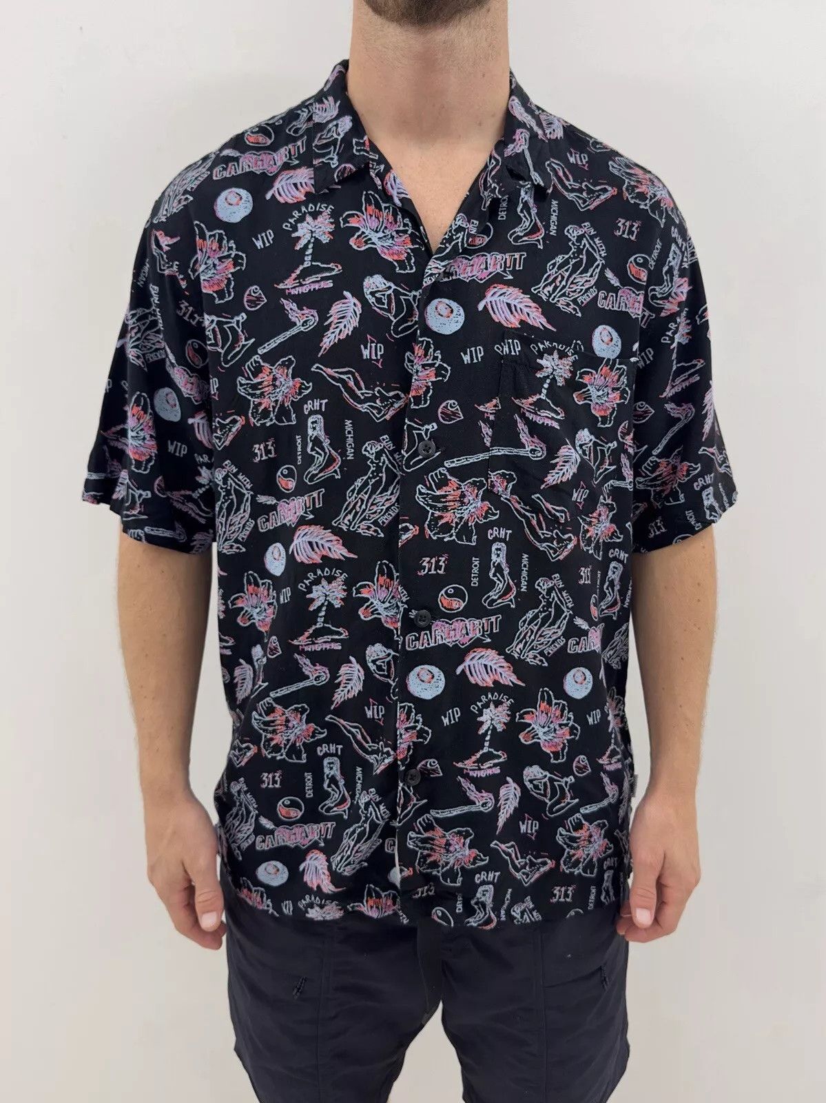 Carhartt Wip Carhartt Wip Paradise T-Shirt City Print Size US XL / EU 56 / 4 - 1 Thumbnail