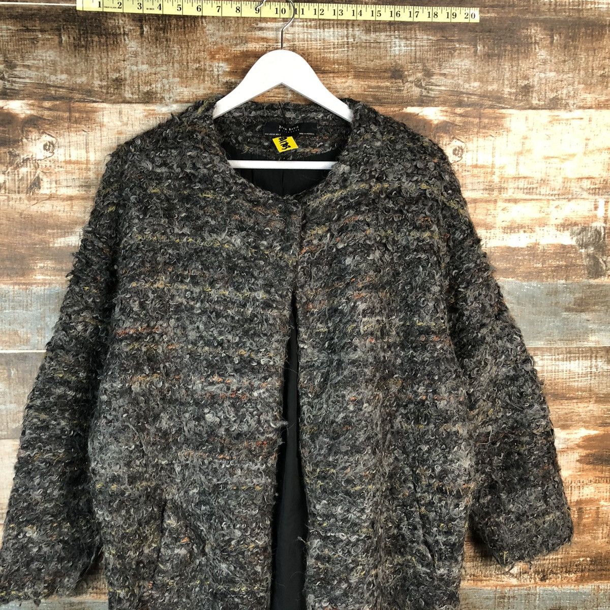 Homespun Knitwear × Japanese Brand Zara Basic Grey Mohair Knitwear #A1703 Size M / US 6-8 / IT 42-44 - 5 Thumbnail