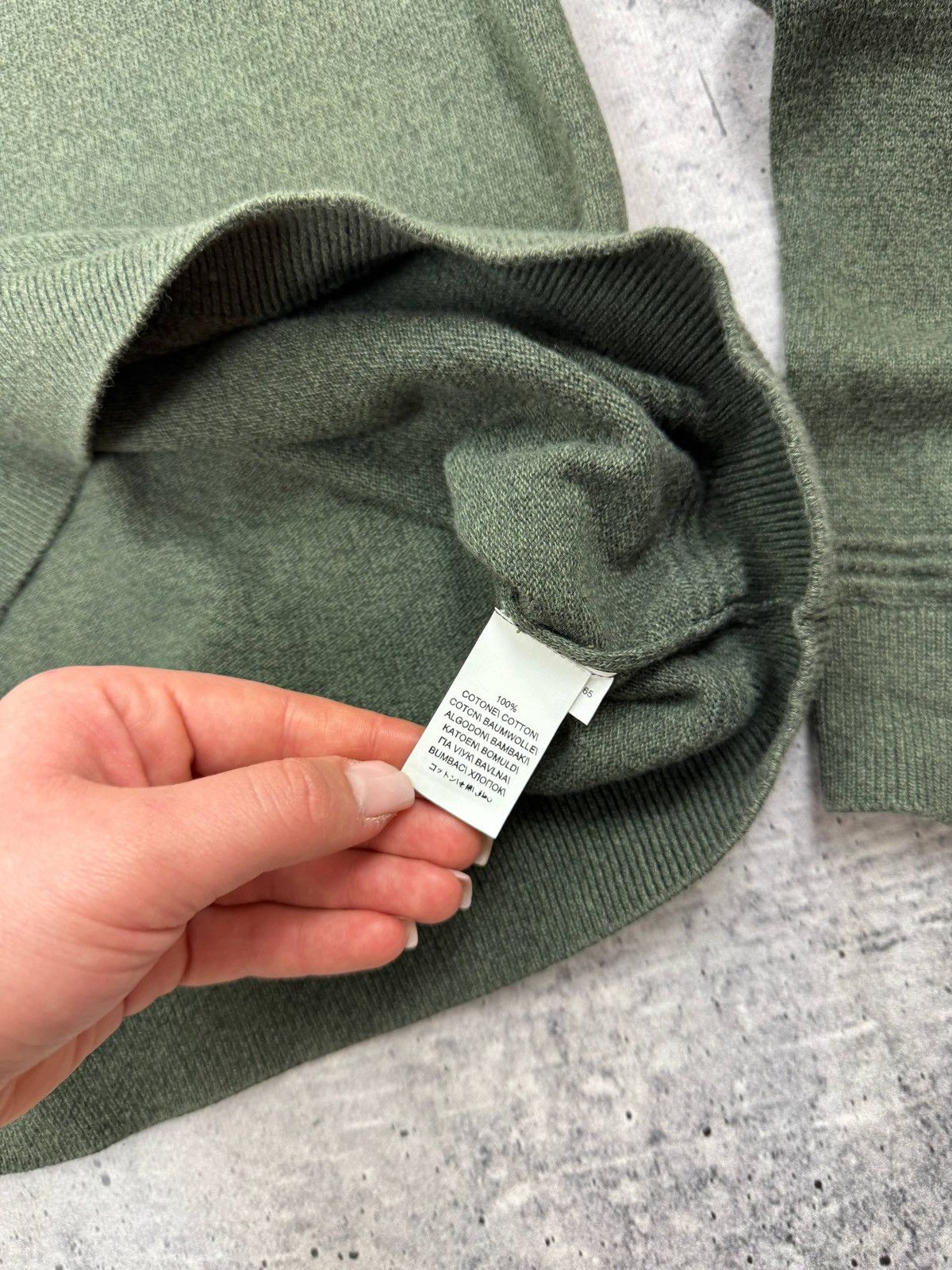 Brunello Cucinelli Brunello Cucinelli Classic Green Jumper Sweater Men Size M Size US M / EU 48-50 / 2 - 11 Thumbnail