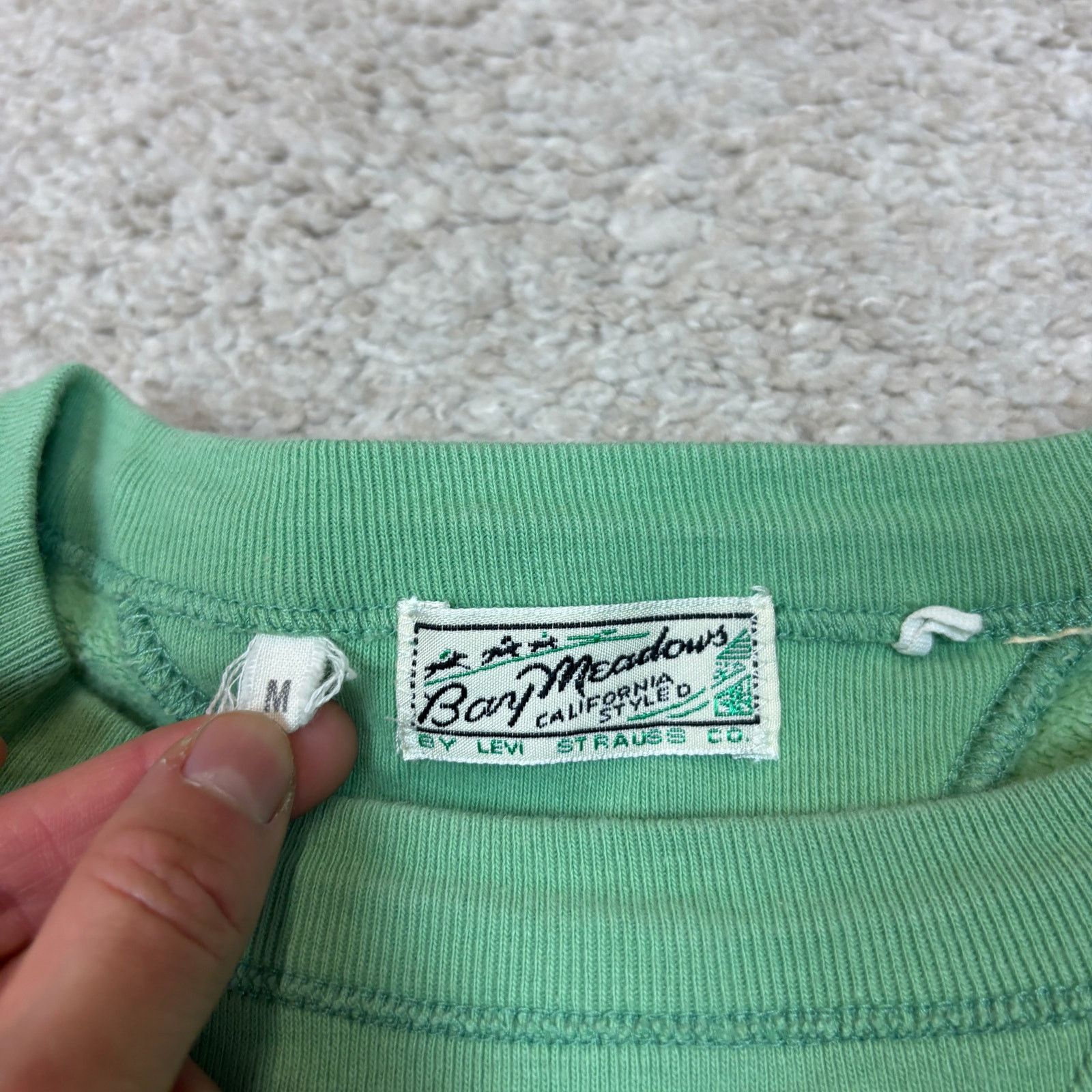 LVC × Levi's × Levi's Vintage Clothing Levi's Vintage Clothing Bay Meadows Retro Sweatshirt Medium Size US M / EU 48-50 / 2 - 4 Thumbnail