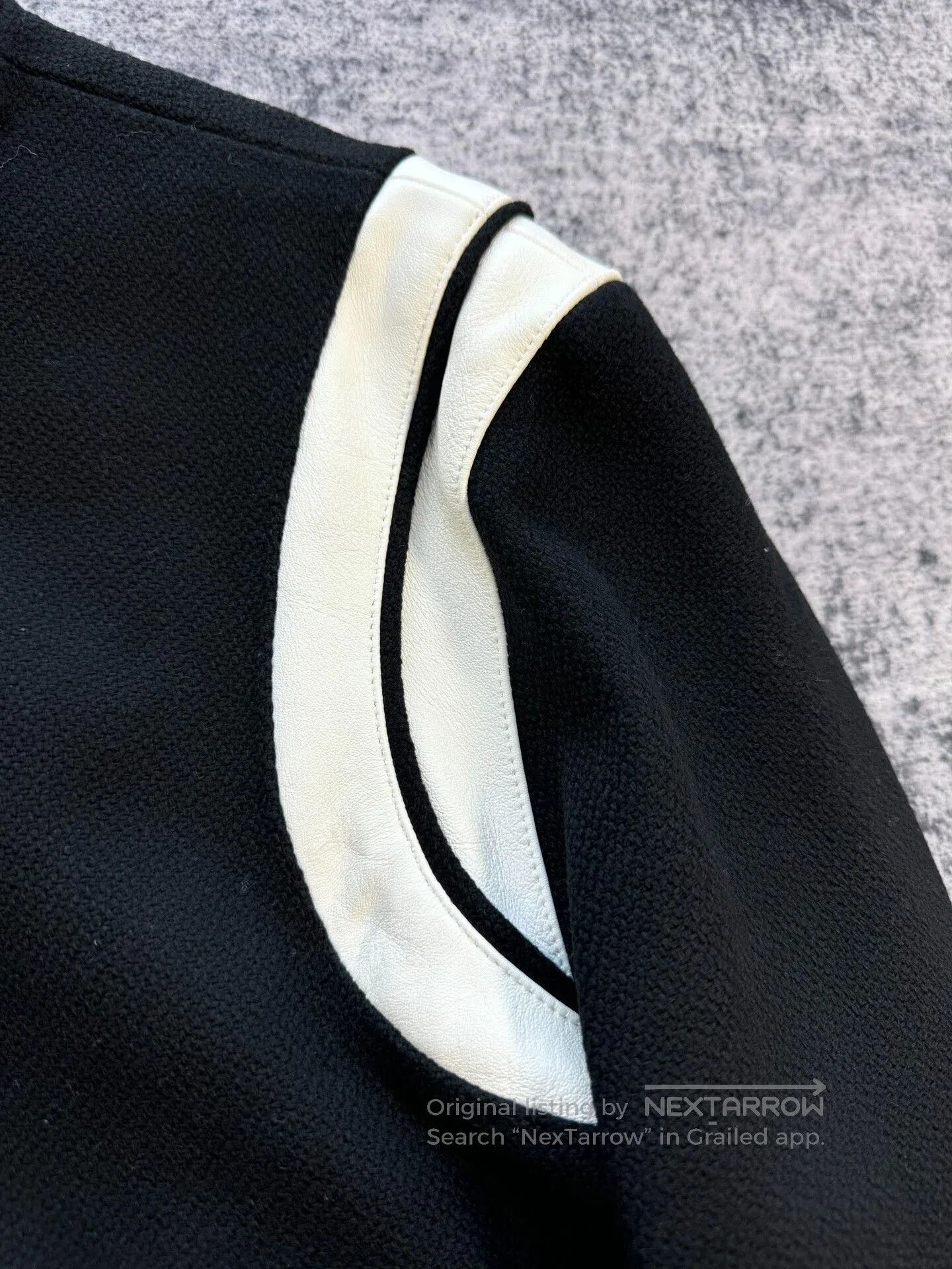 Saint Laurent Paris Saint Laurent Black and White Baseball Jacket. Size US L / EU 52-54 / 3 - 4 Thumbnail