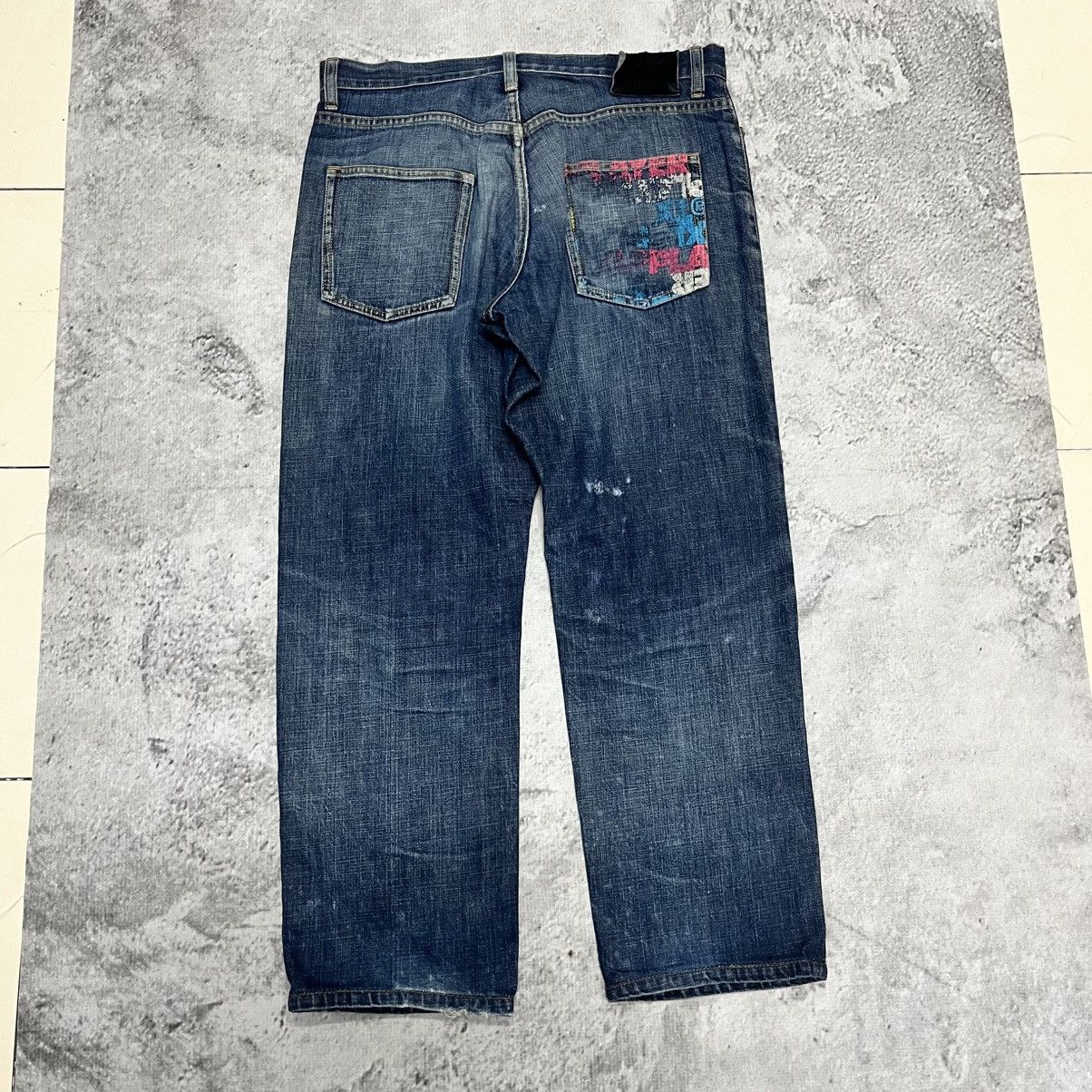 X-LARGE XLarge Denim Jeans Full Print Size US 32 / EU 48 - 6 Thumbnail