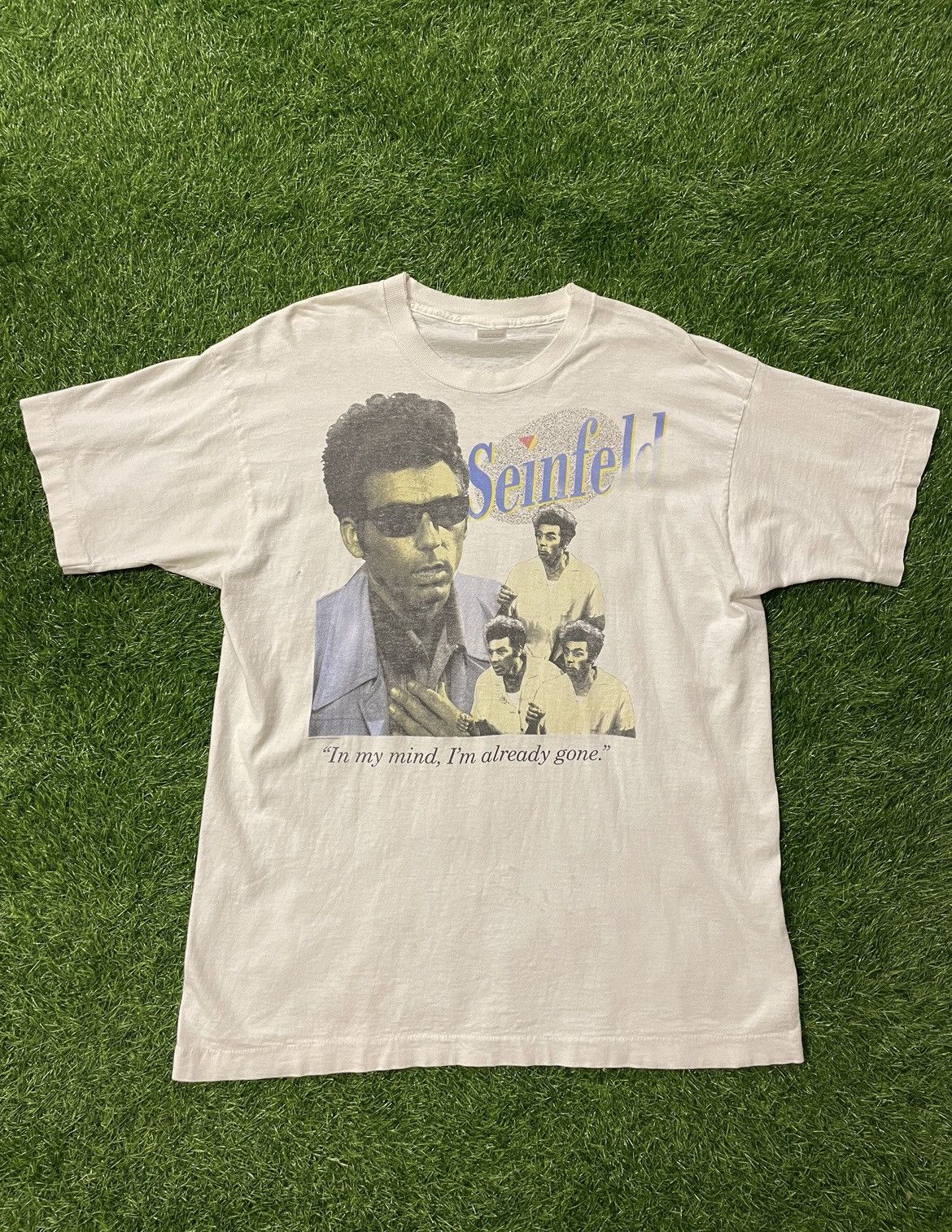 Vintage Vintage Seinfeld Kramer My Mind I’m Already Gone Tee Size XL Size US XL / EU 56 / 4 - 1 Thumbnail
