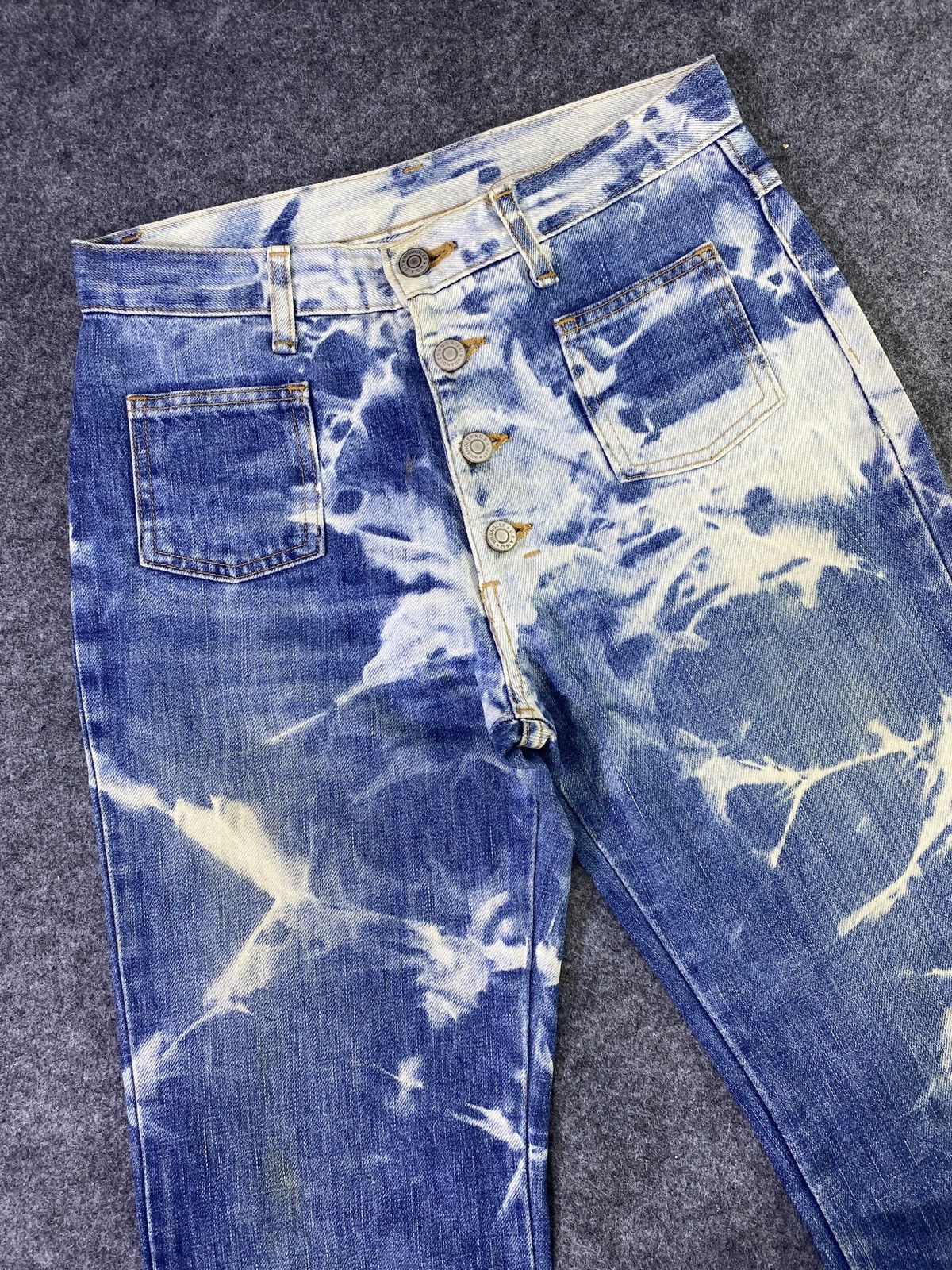 Jean × Vintage × Wrangler Vintage wrangler Flare Lightning Blue Jeans - J953 Size US 28 / EU 44 - 12 Thumbnail