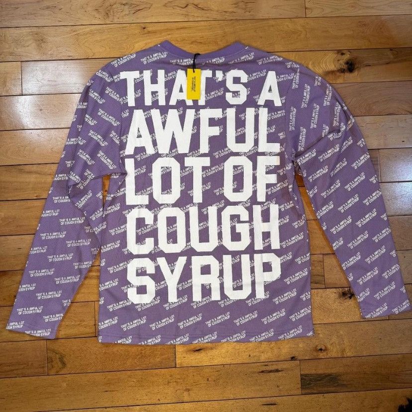 Awful Lot of Cough Syrup ALOCS Lavender-all-over thermal Size US L / EU 52-54 / 3 - 3 Thumbnail