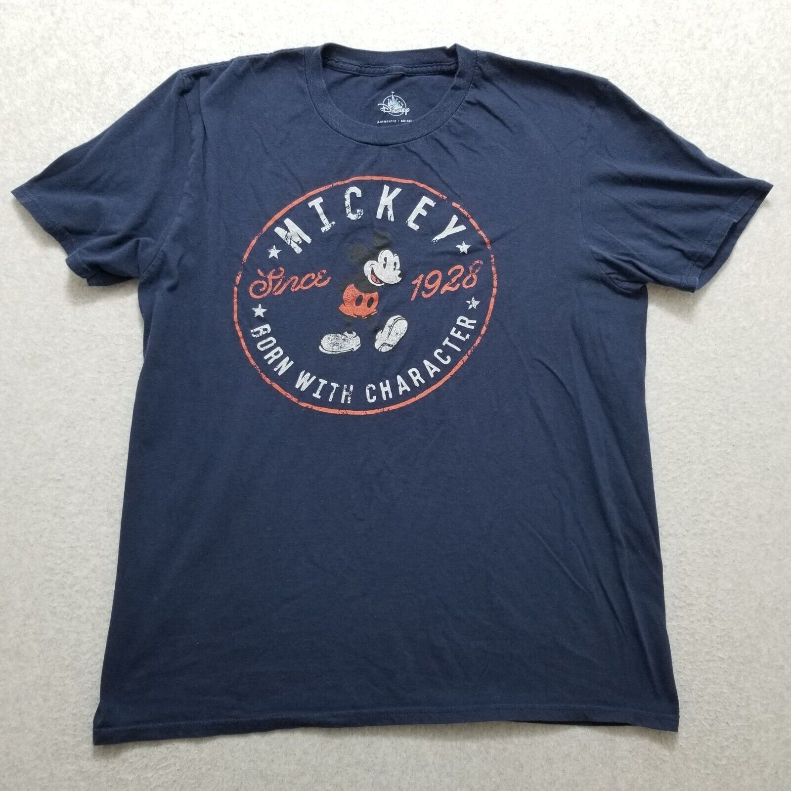 Disney Disney Mickey Mouse Shirt Mens Large Blue Short Sleeve Size US L / EU 52-54 / 3 - 1 Thumbnail