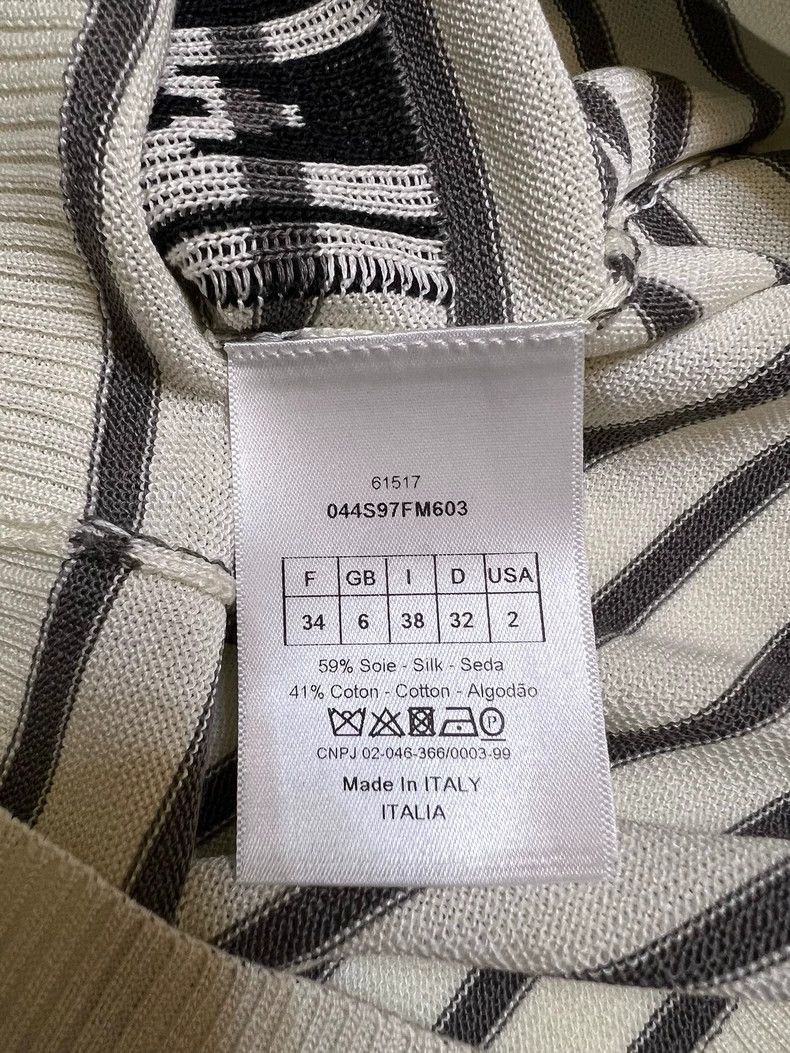 Dior Dior Dior Black and White Logo Knit Sweater-2507 Size S / US 4 / IT 40 - 4 Thumbnail