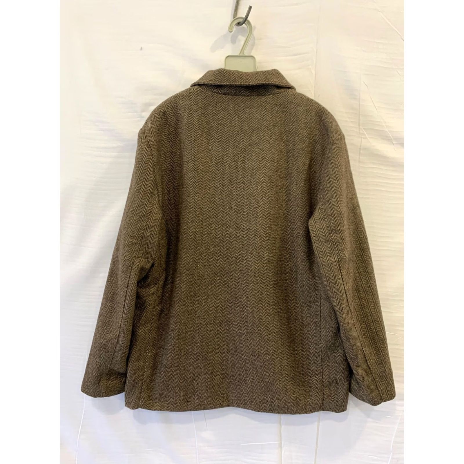 Levi's VINTAGE Levi’s Jacket Herringbone Sherpa Lined Brown Wool Blend Men M Brown Modern Era Mens Size US M / EU 48-50 / 2 - 2 Thumbnail