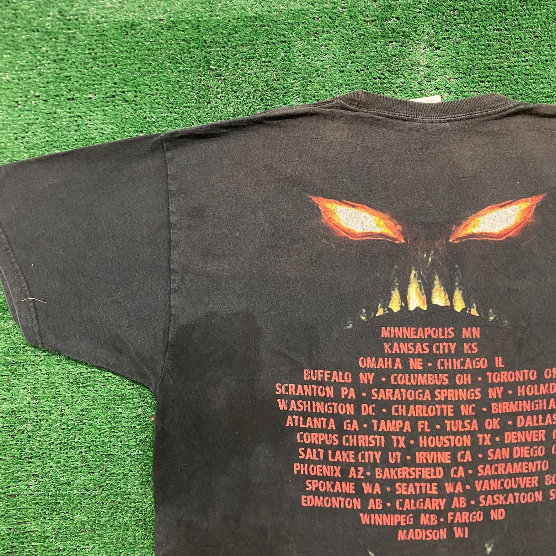 Band Tees Vintage Y2K Sun Faded Disturbed Heavy Metal Rock Band Tee Size US XL / EU 56 / 4 - 7 Thumbnail