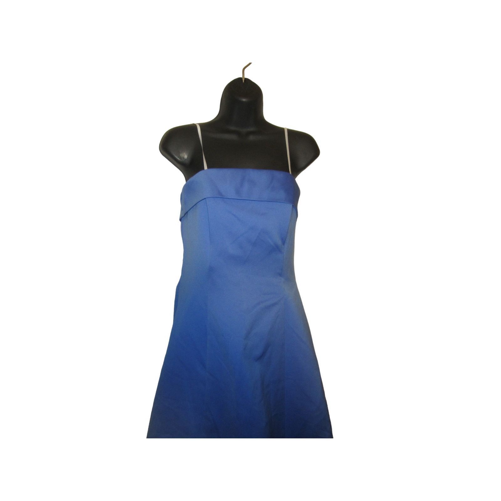 Other Urban Girl Nites Strapless Satin Gown Blue Prom Dress 9/10 Size M / US 6-8 / IT 42-44 - 3 Thumbnail