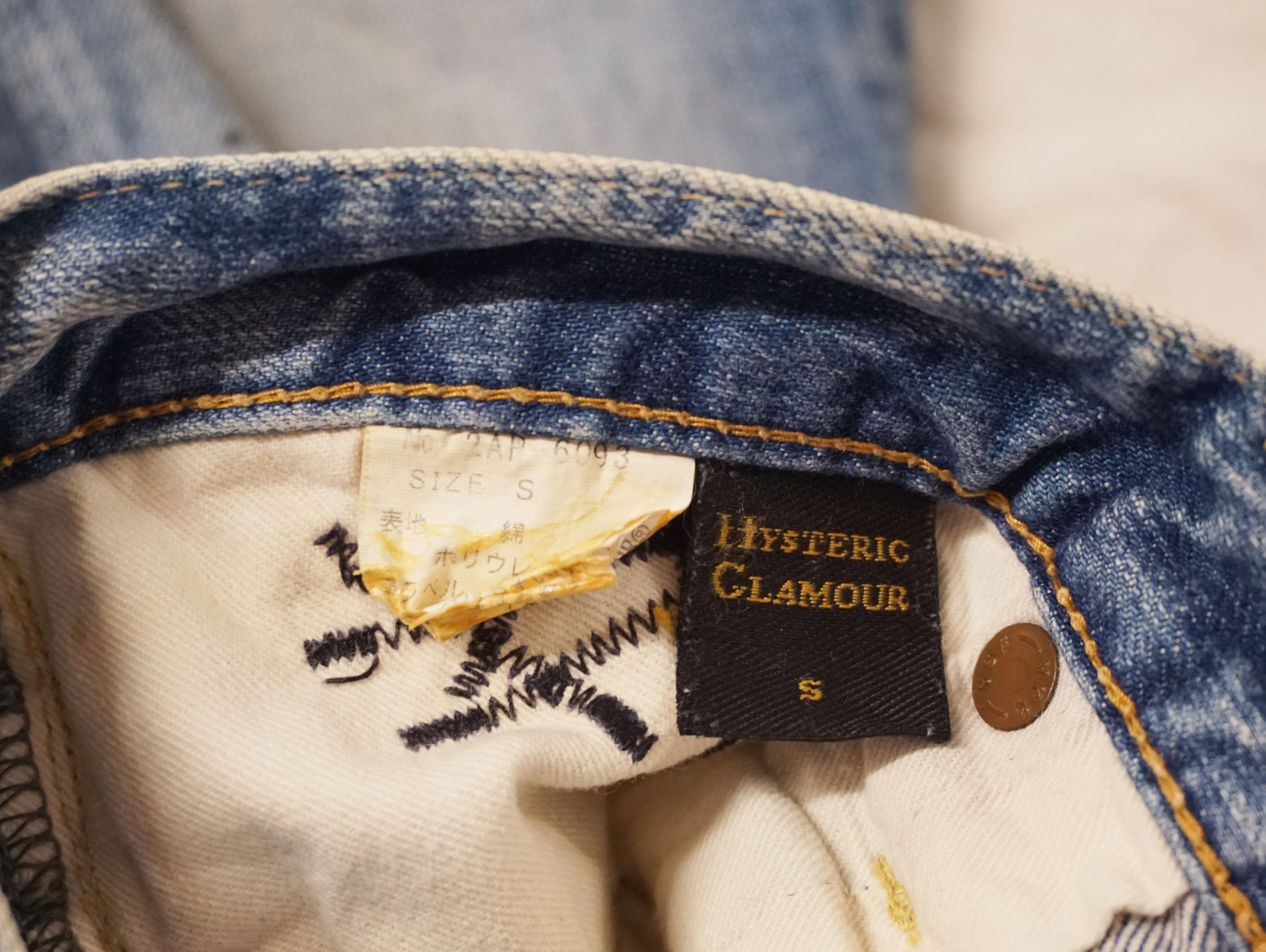 Designer × Hysteric Glamour × Japanese Brand 00's Hysteric Glamour "New York Dolls" jeans Made in Japan Size 26" / US 2 / IT 38 - 6 Thumbnail