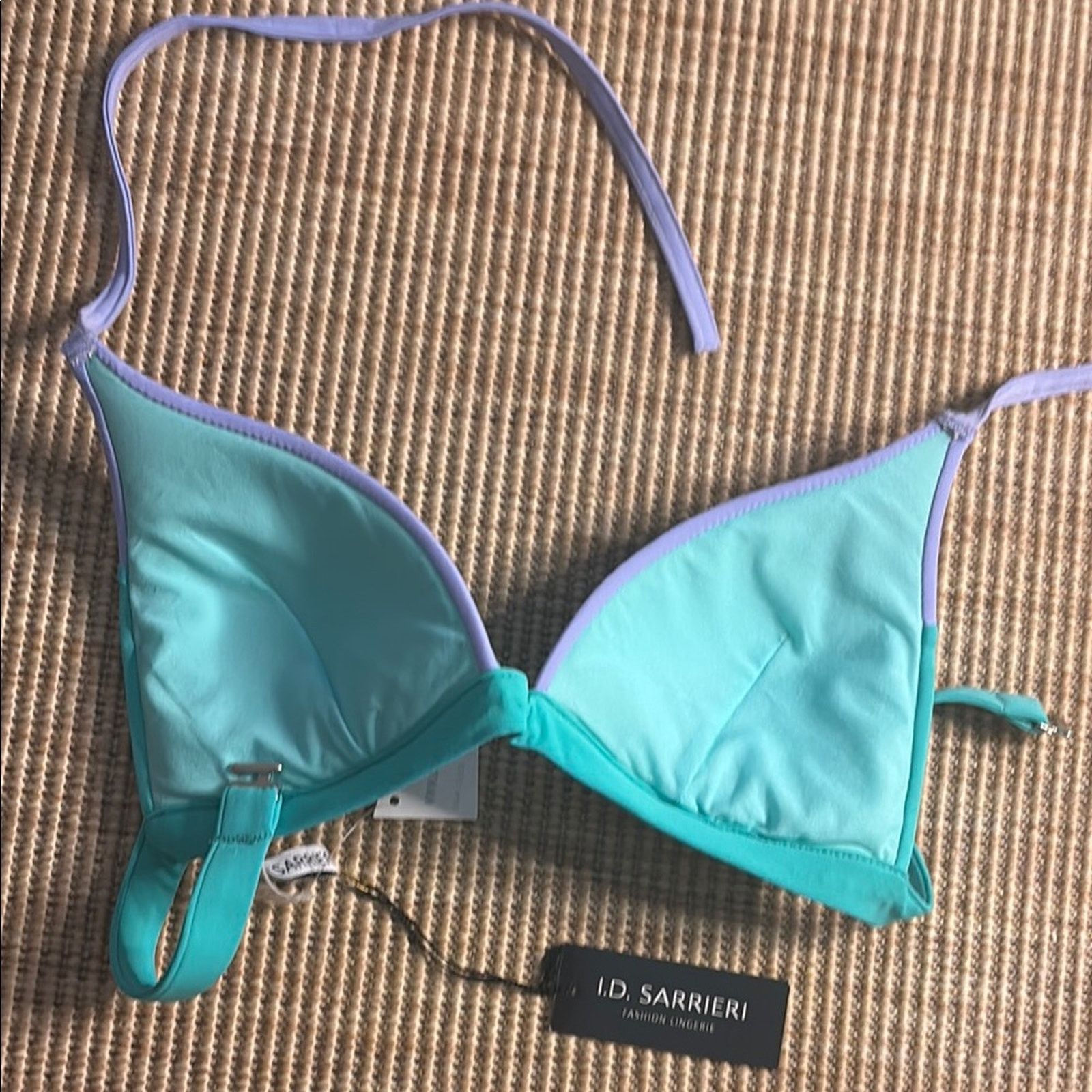 Other NWT I.D. SARRIERI Blue and Purple Bikini Set Swimwear Size S Size ONE SIZE - 13 Thumbnail