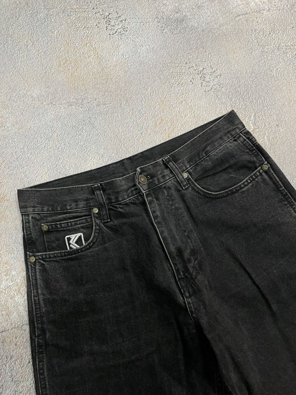 Karl Kani Vintage Karl Kani Black Denim Jeans Size US 30 / EU 46 - 7 Thumbnail