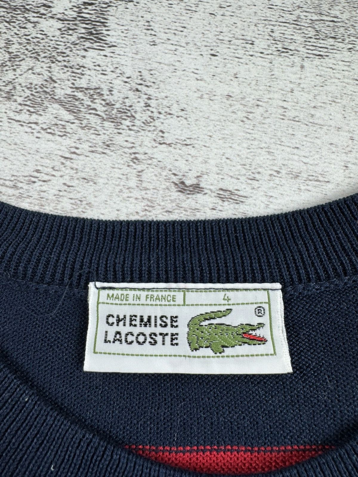 Lacoste Chemise Lacoste France Striped Y2K Sweater 4 Size Pullover Size US M / EU 48-50 / 2 - 11 Thumbnail