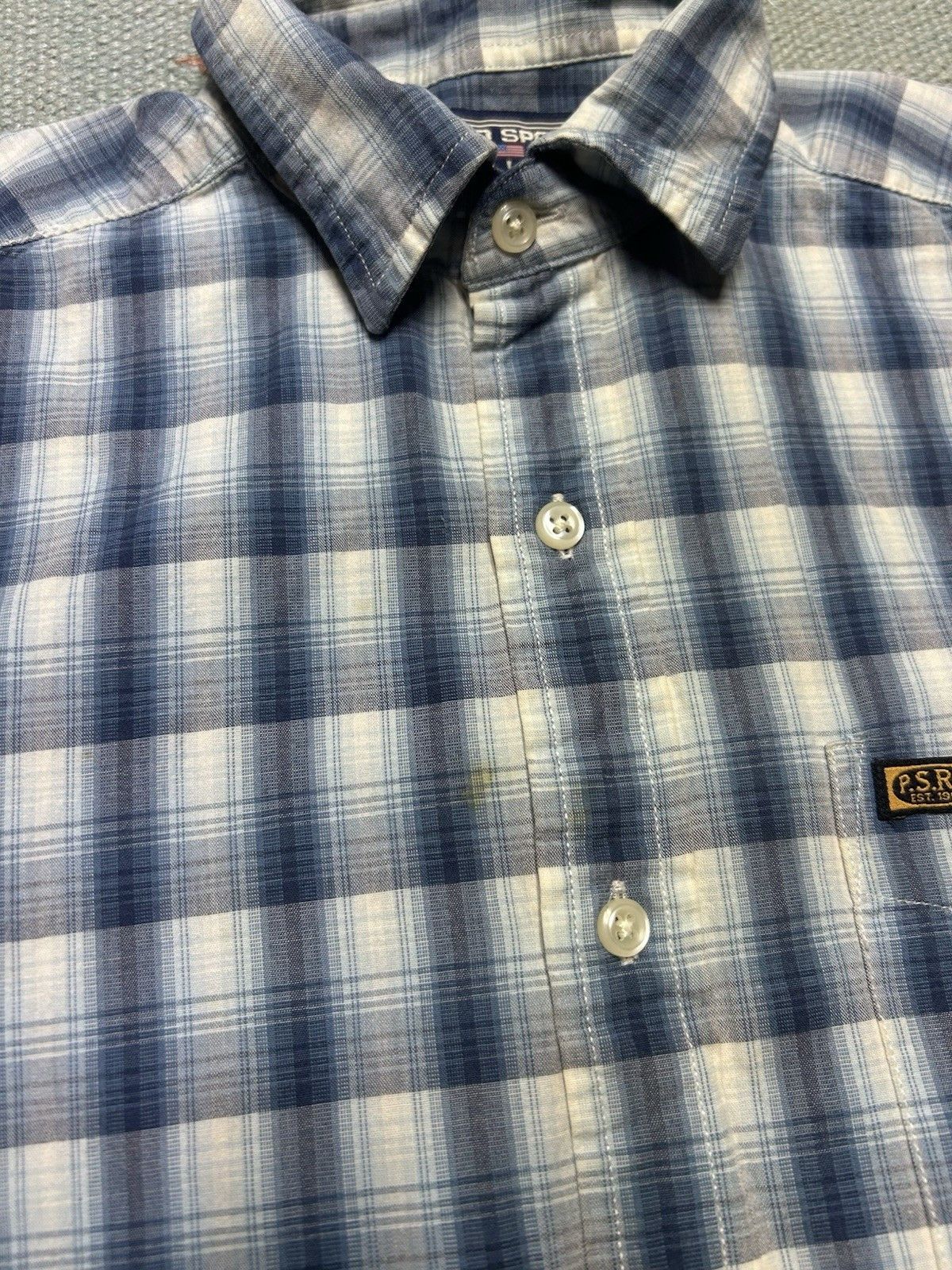 Vintage Polo sport Ralph Lauren button shirt shadow plaid boys M Size S / US 4 / IT 40 - 4 Thumbnail